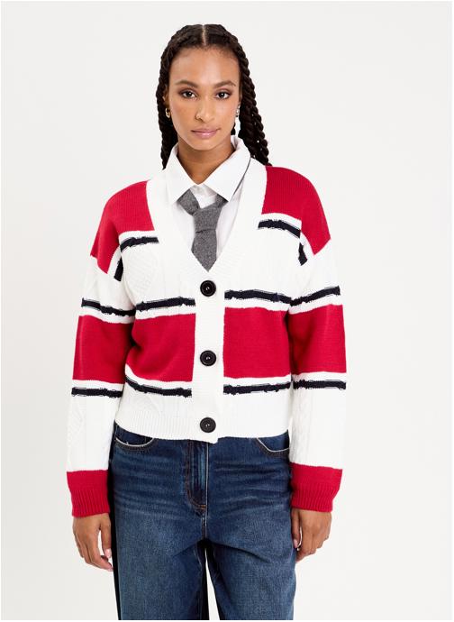 Cache Cache Pulls BOLDSTRIPGIL femme rouge