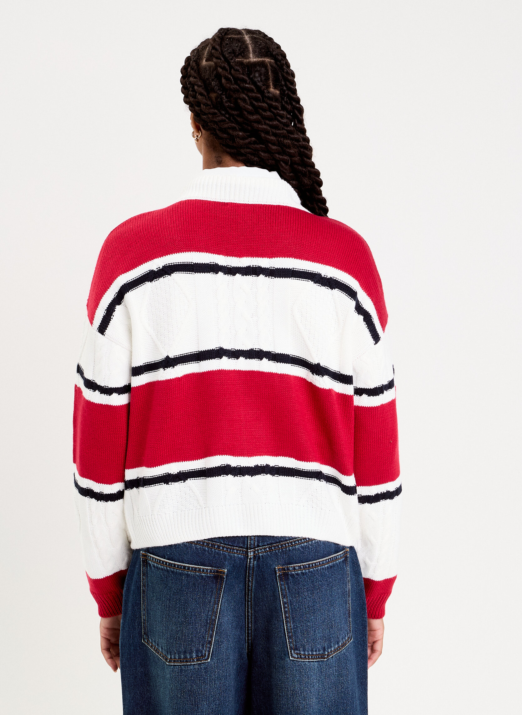 Pulls BOLDSTRIPGIL femme rouge Cache Cache Pulls BOLDSTRIPGIL femme rouge Rouge