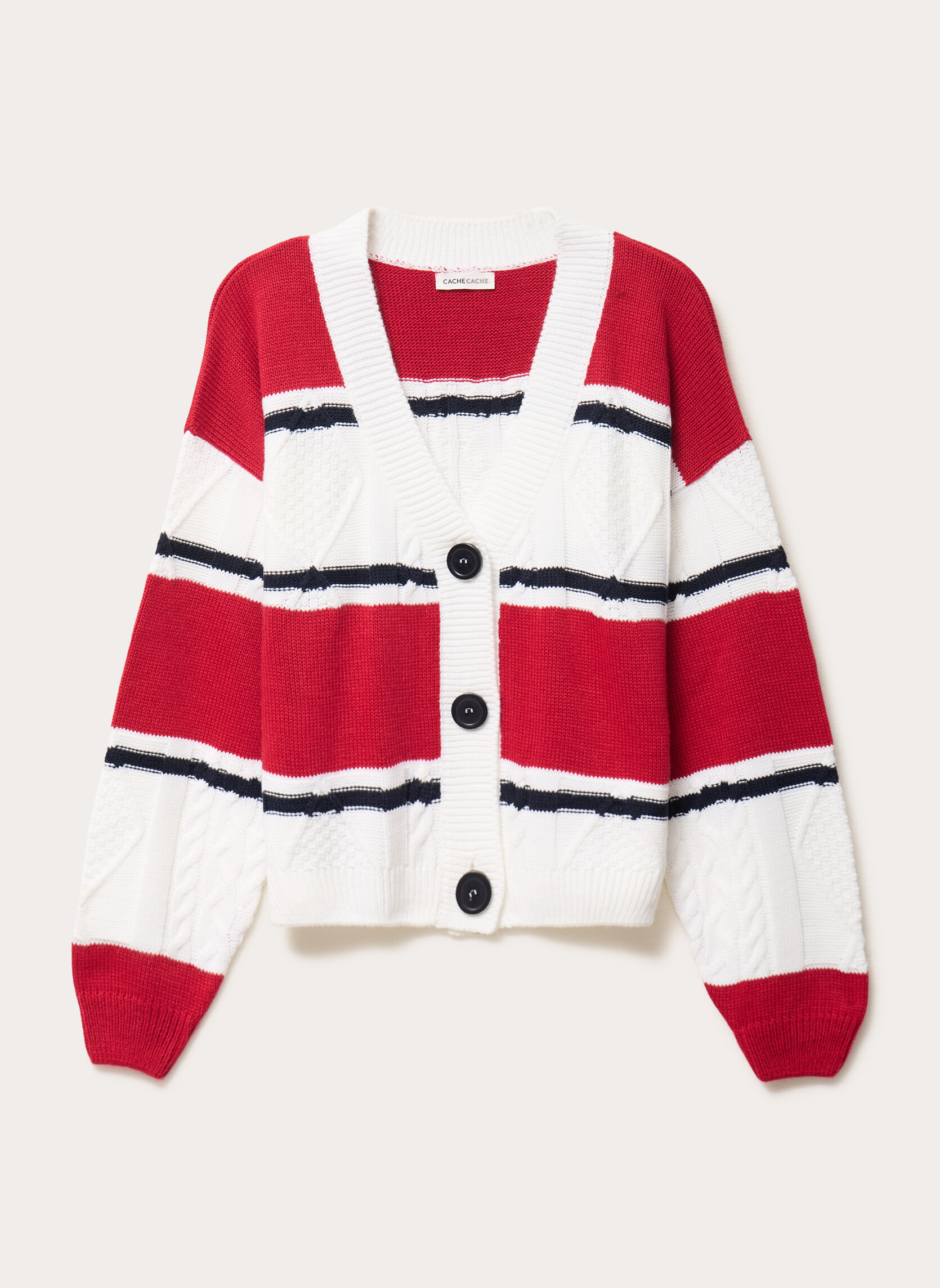 Pulls BOLDSTRIPGIL femme rouge Cache Cache Pulls BOLDSTRIPGIL femme rouge Rouge