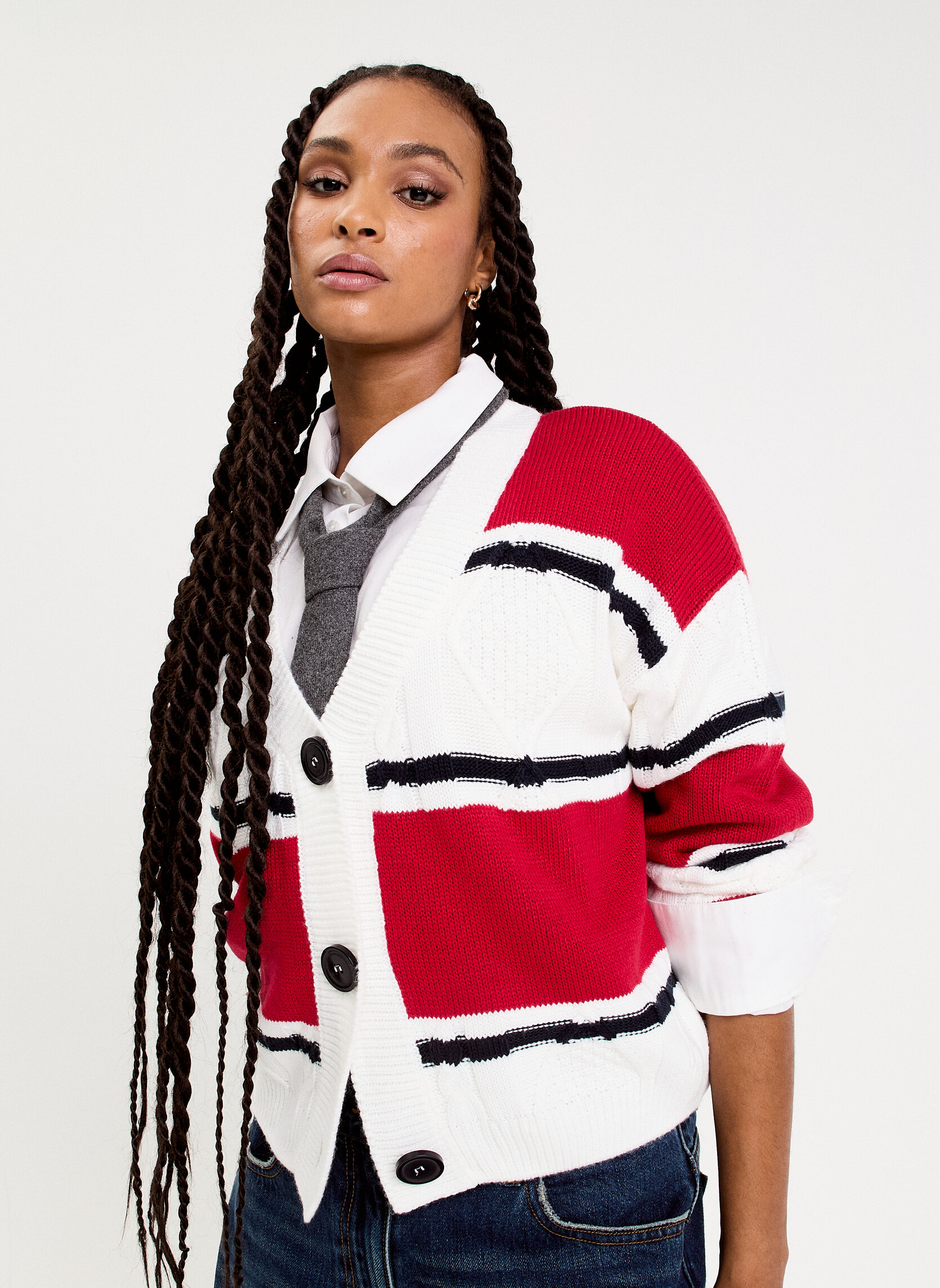 Pulls BOLDSTRIPGIL femme rouge Cache Cache Pulls BOLDSTRIPGIL femme rouge Rouge