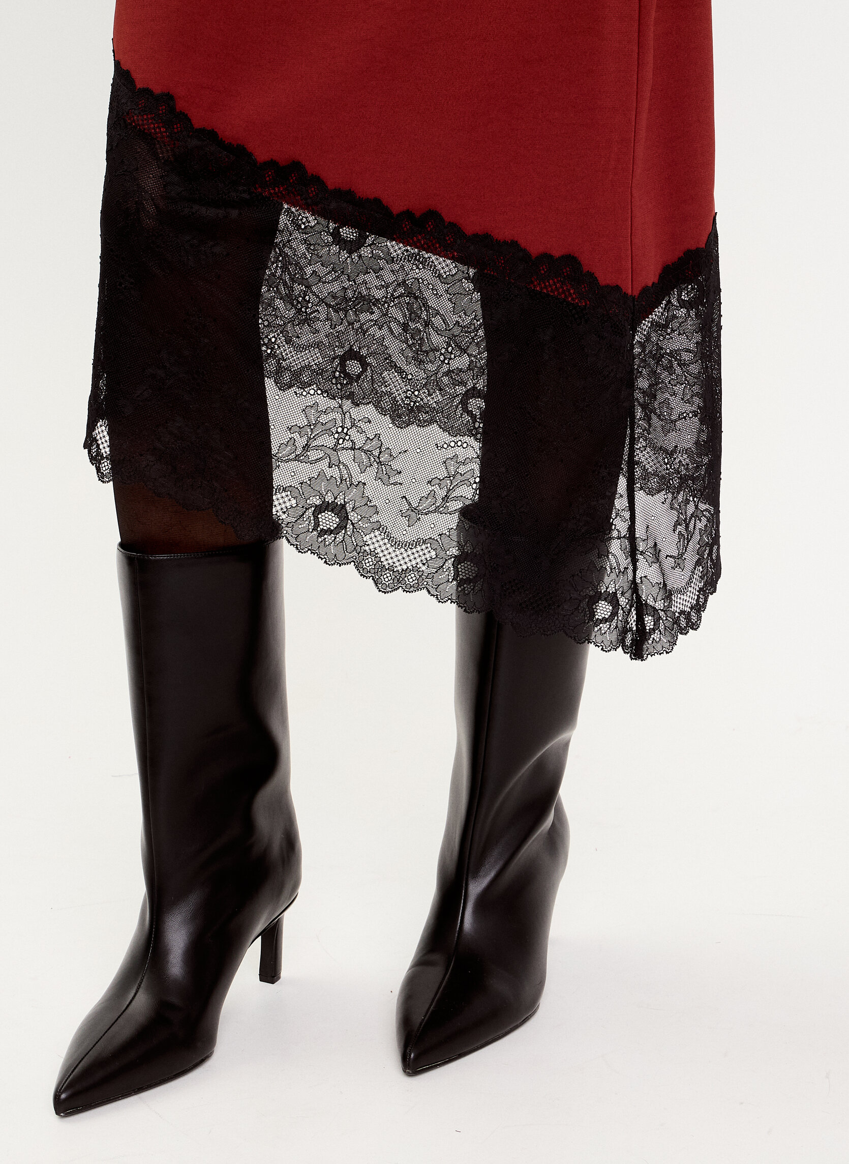 Jupes mi-longues JUCOLLADENT femme bordeaux Cache Cache Jupes mi-longues JUCOLLADENT femme bordeaux Bordeaux