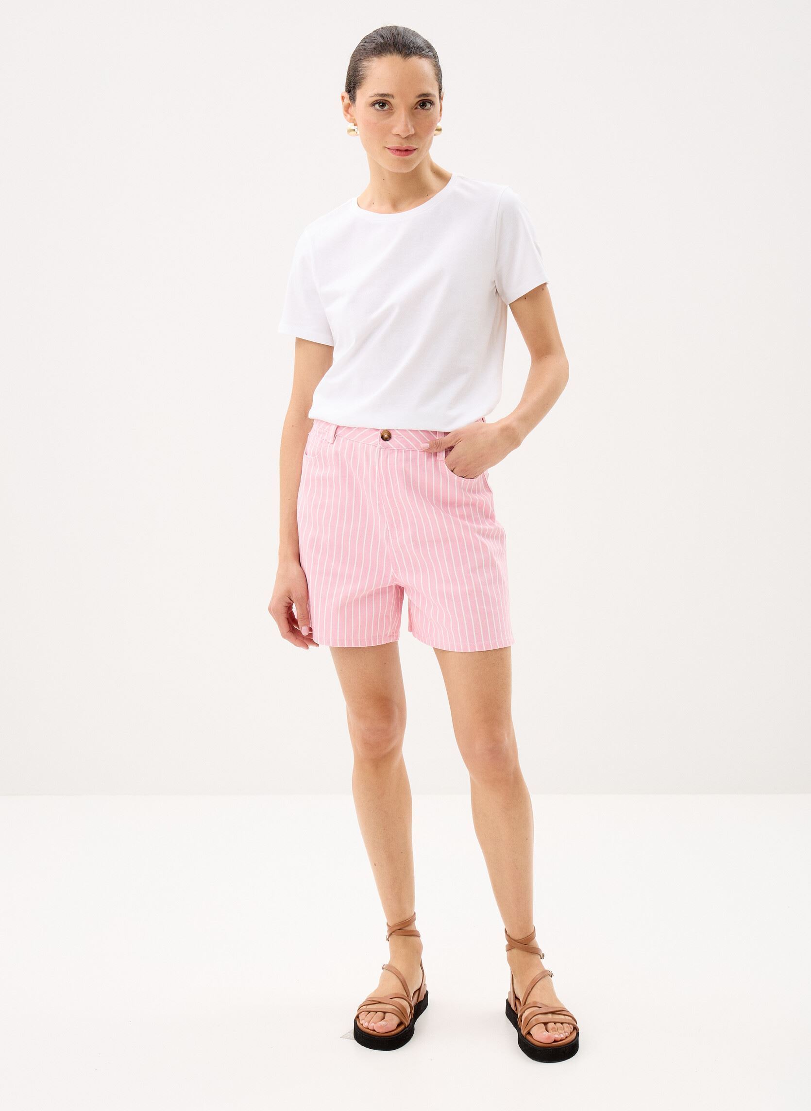 Tee-shirts manches courtes CARINE2 femme blanc Georgia Rose Tee-shirts manches courtes CARINE2 femme blanc BRIGHT WHITE