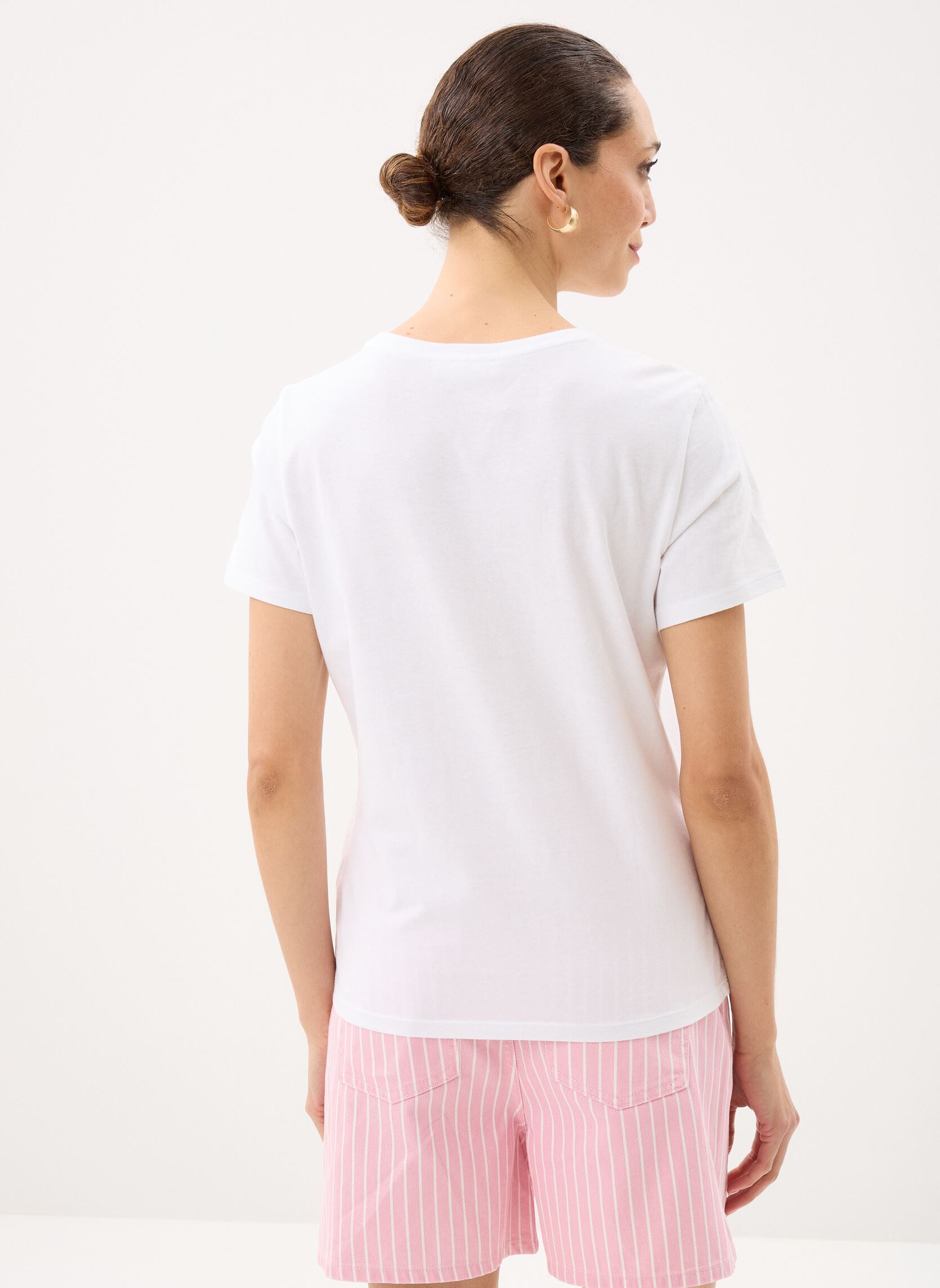 Tee-shirts manches courtes CARINE2 femme blanc Georgia Rose Tee-shirts manches courtes CARINE2 femme blanc BRIGHT WHITE