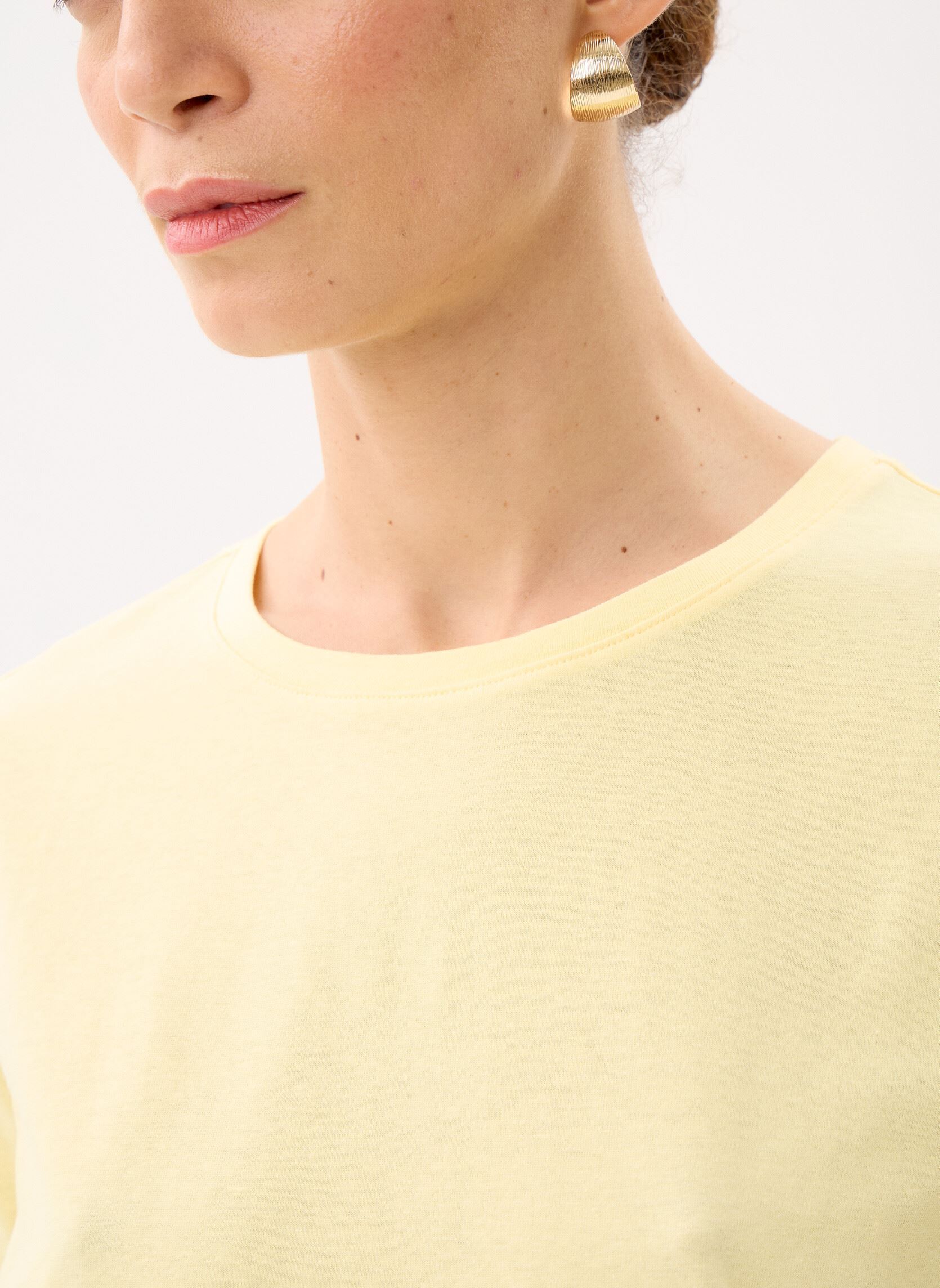 T-shirts met korte mouwen CARINE2 dames geel Georgia Rose T-shirts met korte mouwen CARINE2 dames geel LEMON MERINGUE