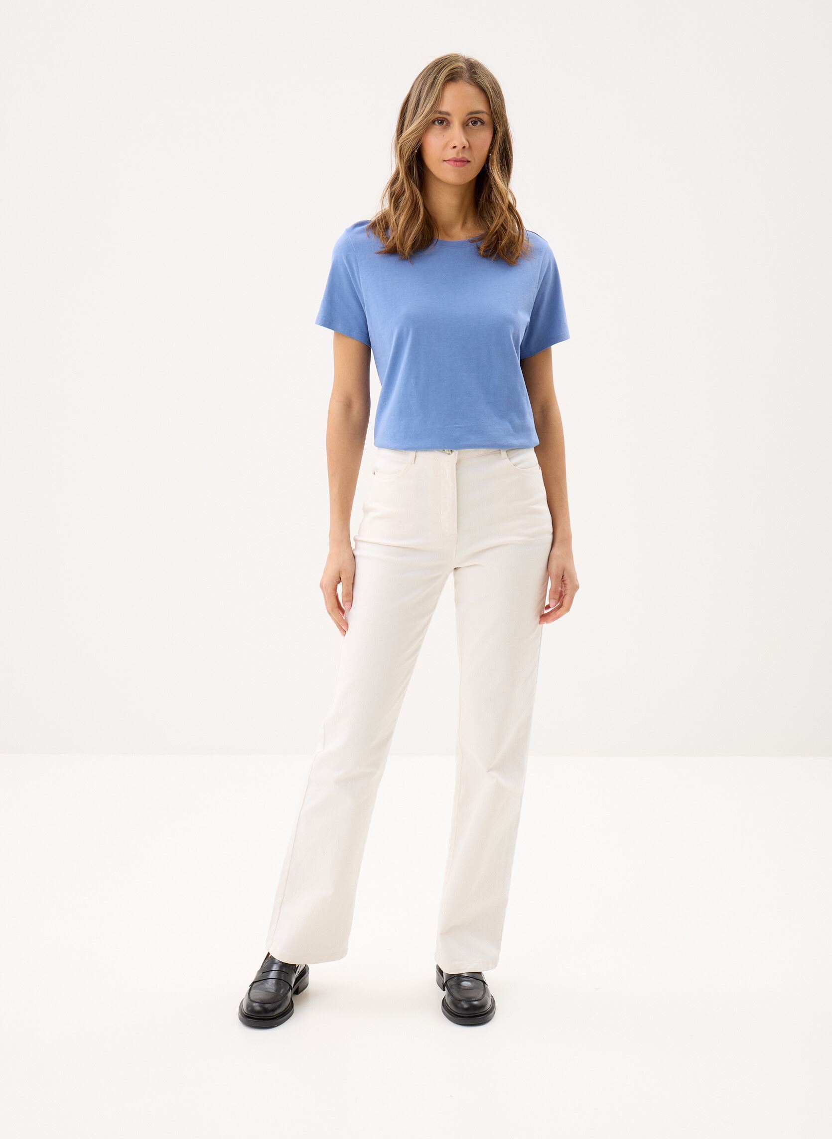 T-shirts met korte mouwen CARINE2 dames blauw Georgia Rose T-shirts met korte mouwen CARINE2 dames blauw COLONY BLUE
