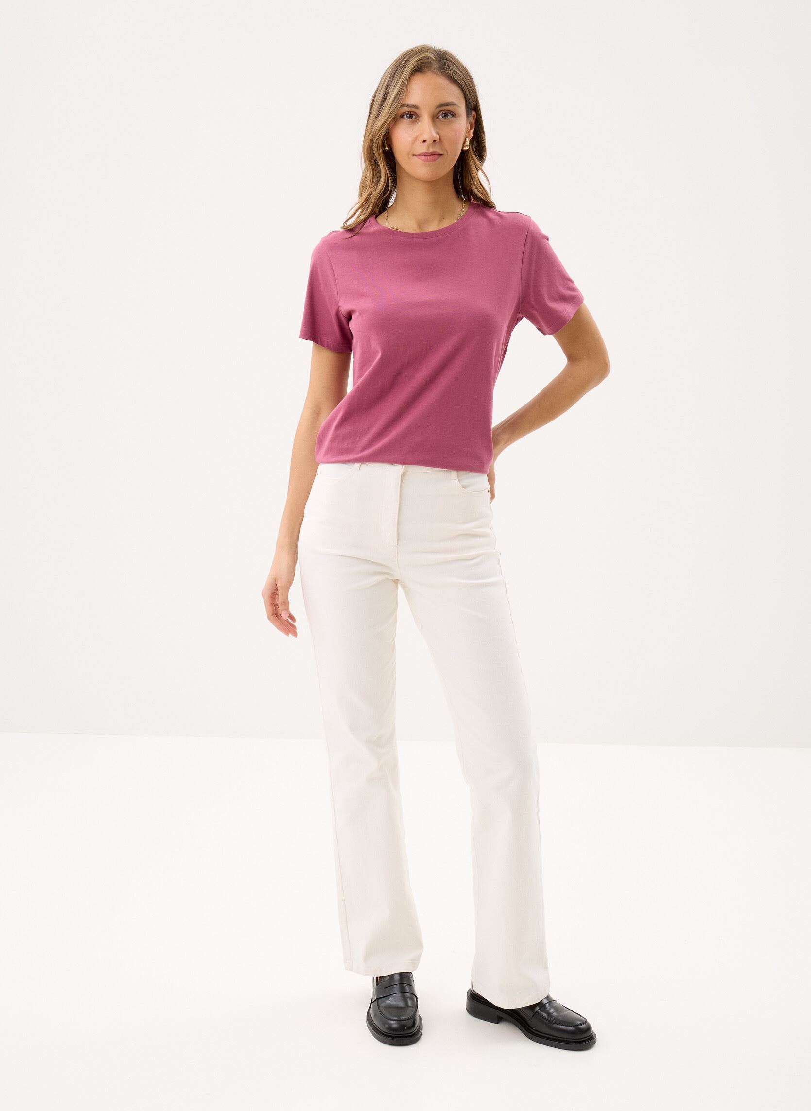Tee-shirts manches courtes CARINE2 femme violet Georgia Rose Tee-shirts manches courtes CARINE2 femme violet HAWTHORN ROSE