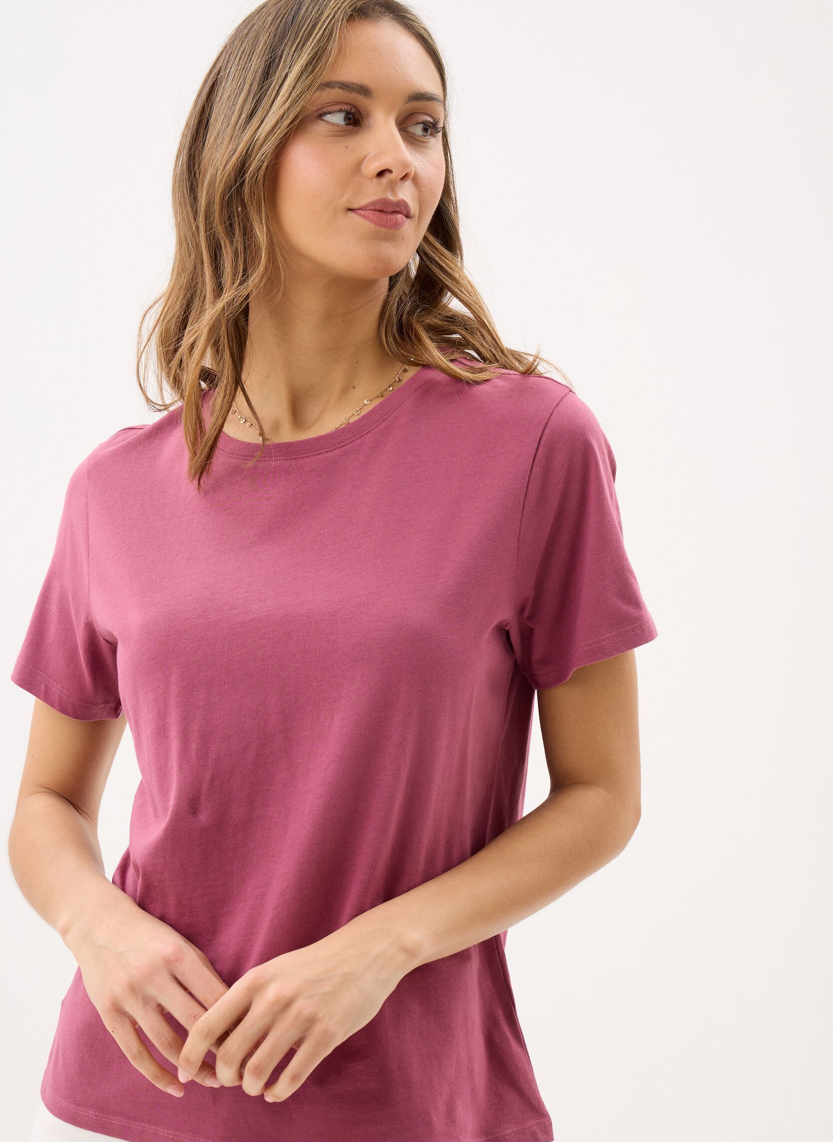 Tee-shirts manches courtes CARINE2 femme violet Georgia Rose Tee-shirts manches courtes CARINE2 femme violet HAWTHORN ROSE