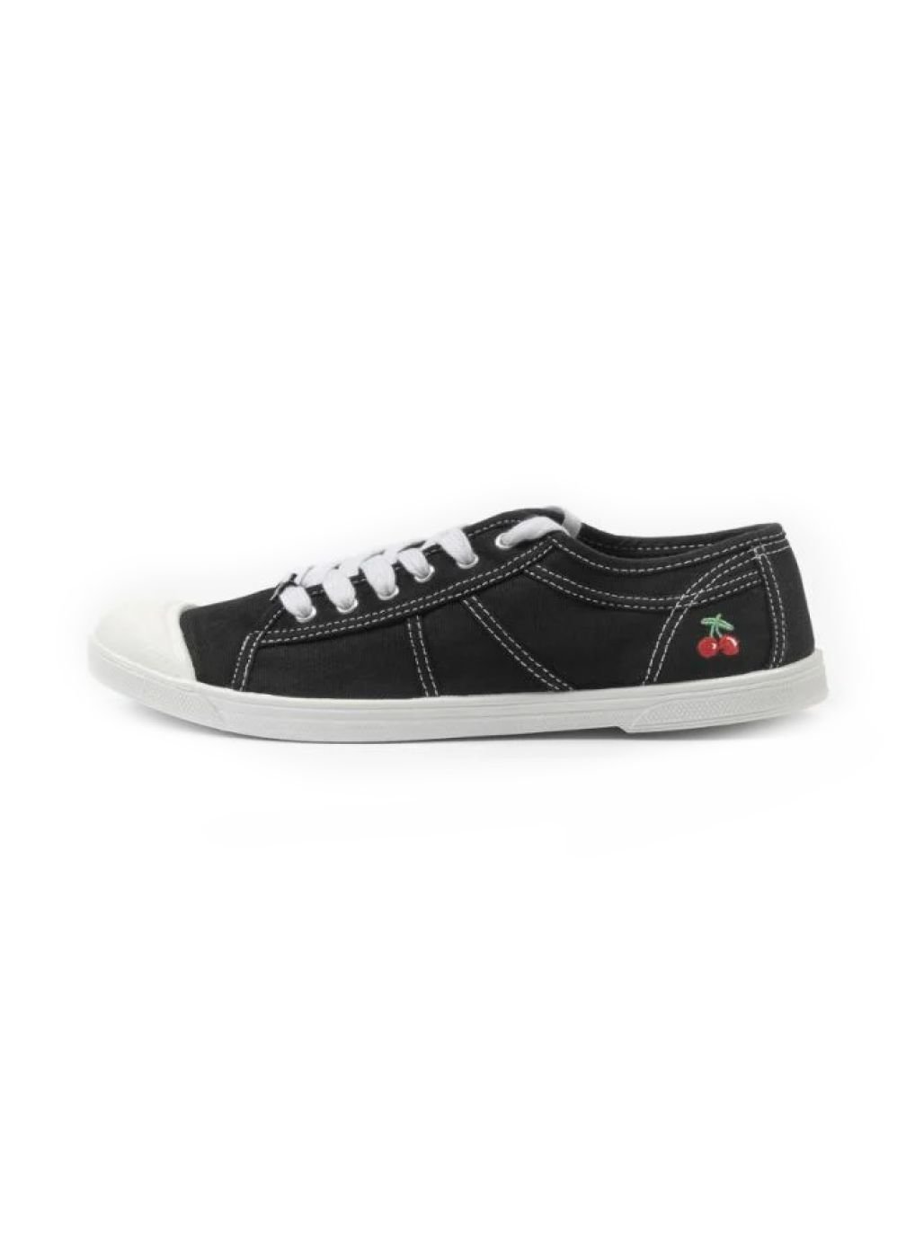 Le temps des cerises Baskets Baskets Basic noires femme noir | Sarenza