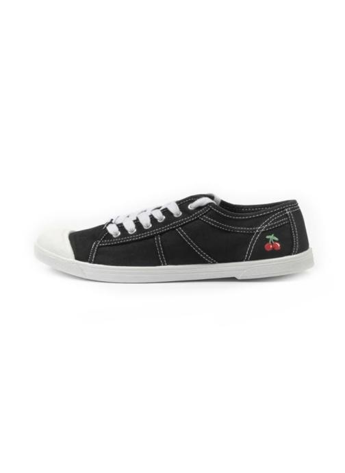 Le temps des cerises Baskets basses Baskets Basic noires femme noir