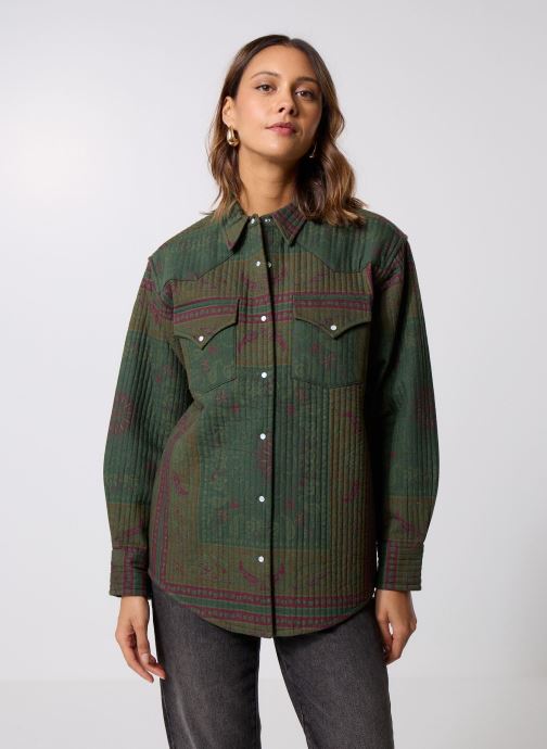 Arizona Love Lange mouw overhemden Boho Shirt dames groen