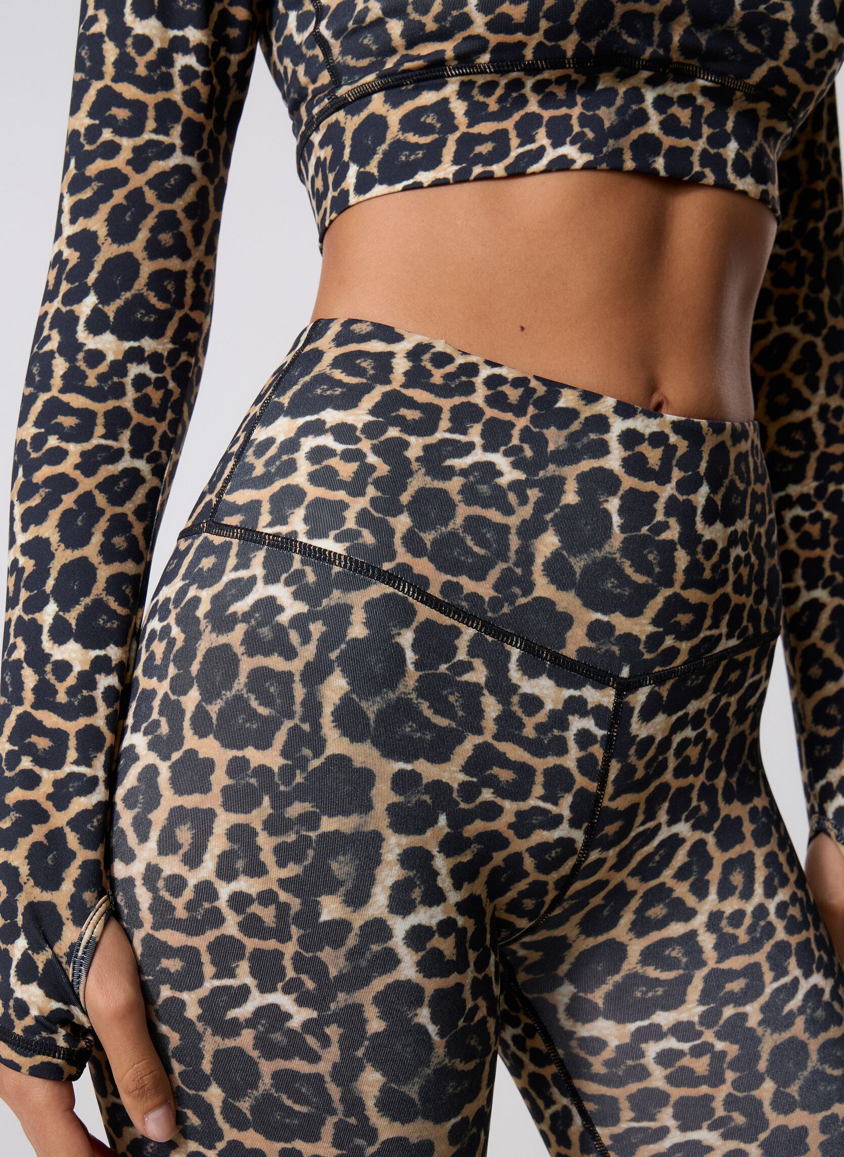 Leggings Yoga Legging donna marrone Arizona Love Leggings Yoga Legging donna marrone LEOPARD