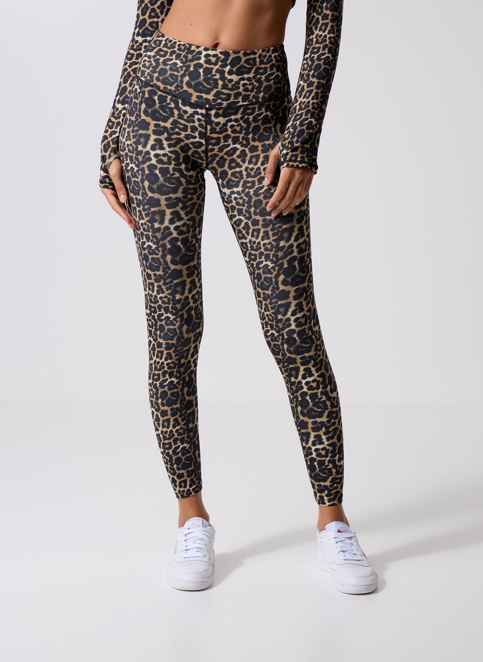 Leggings Yoga Legging donna marrone Arizona Love Leggings Yoga Legging donna marrone LEOPARD