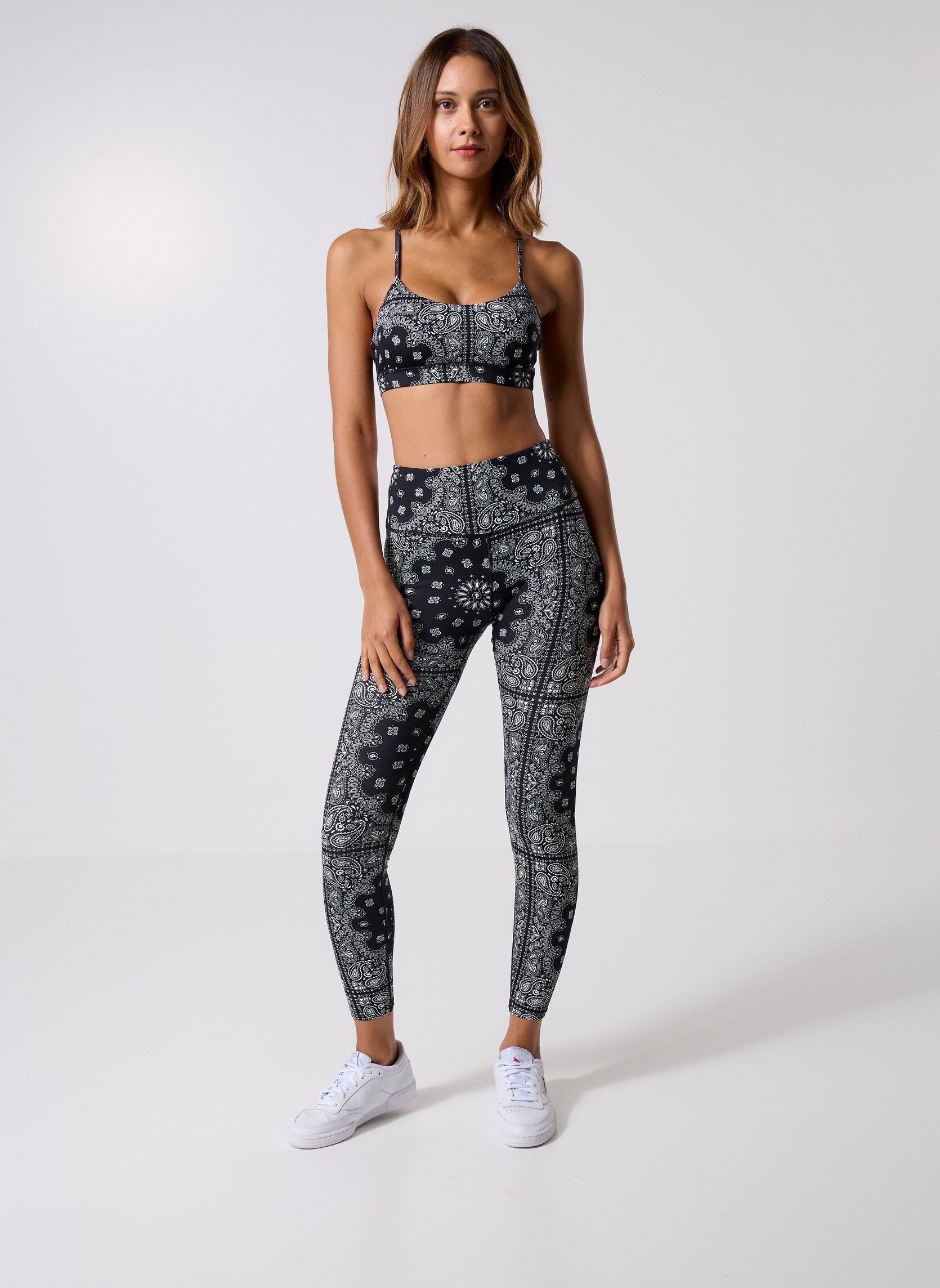 Sportbeha's Yoga Bra dames zwart Arizona Love Sportbeha's Yoga Bra dames zwart Black Bandana