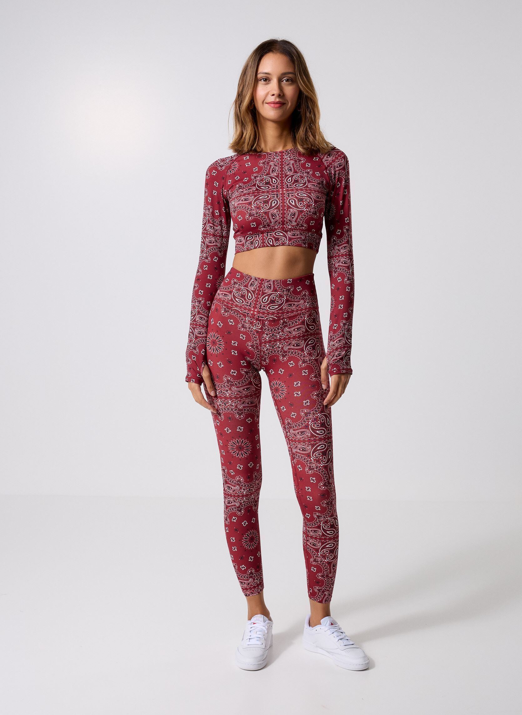 Tee-shirts manches longues Yoga Long Sleeve Top femme bordeaux Arizona Love Tee-shirts manches longues Yoga Long Sleeve Top femme bordeaux BURGUNDY