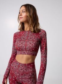 Tee-shirts manches longues Yoga Long Sleeve Top femme marron