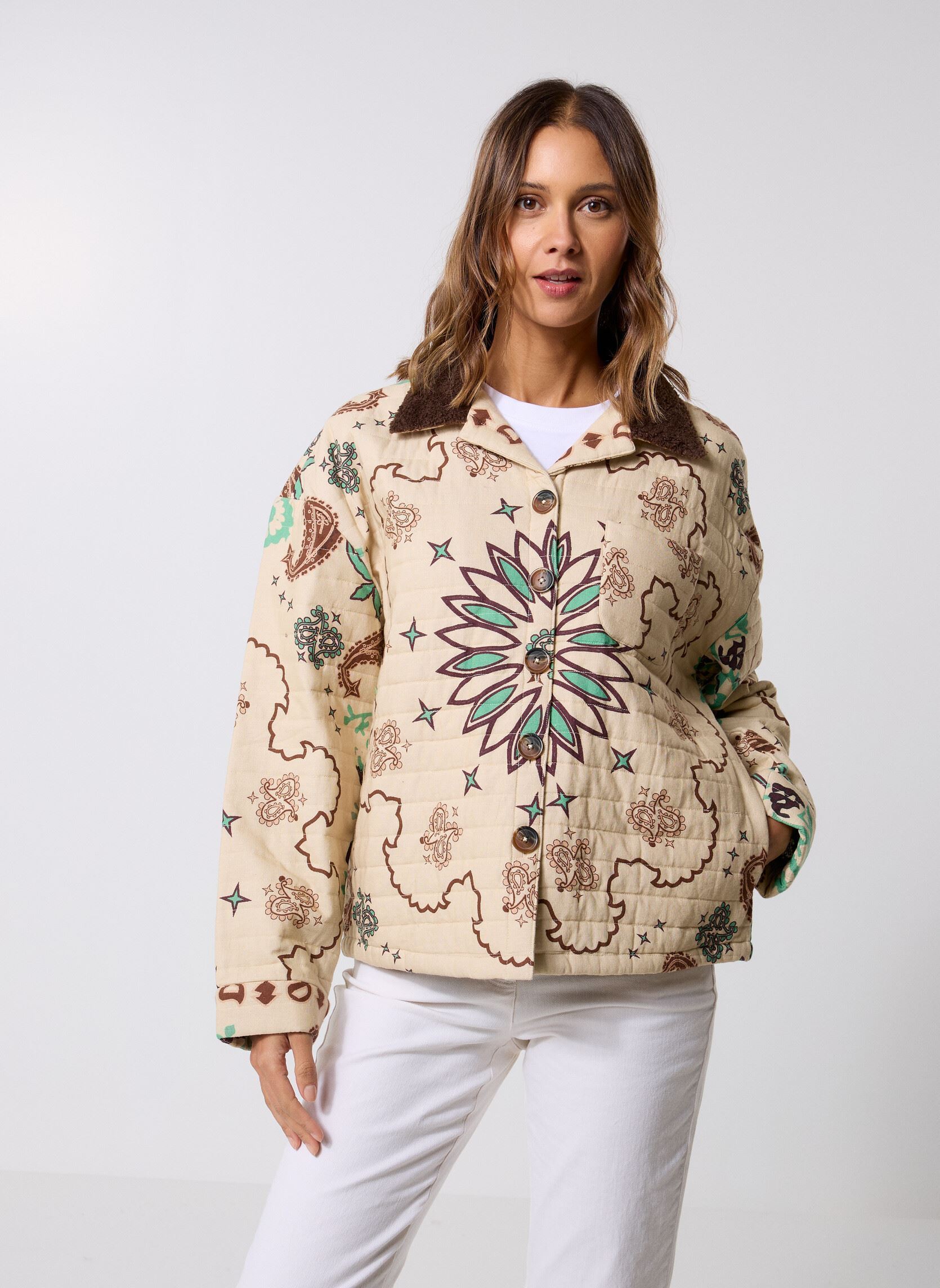 Bomberjacks Boho Jacket dames beige Arizona Love Bomberjacks Boho Jacket dames beige Vanilla