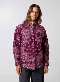 Blousons Quilt Jacket femme bordeaux