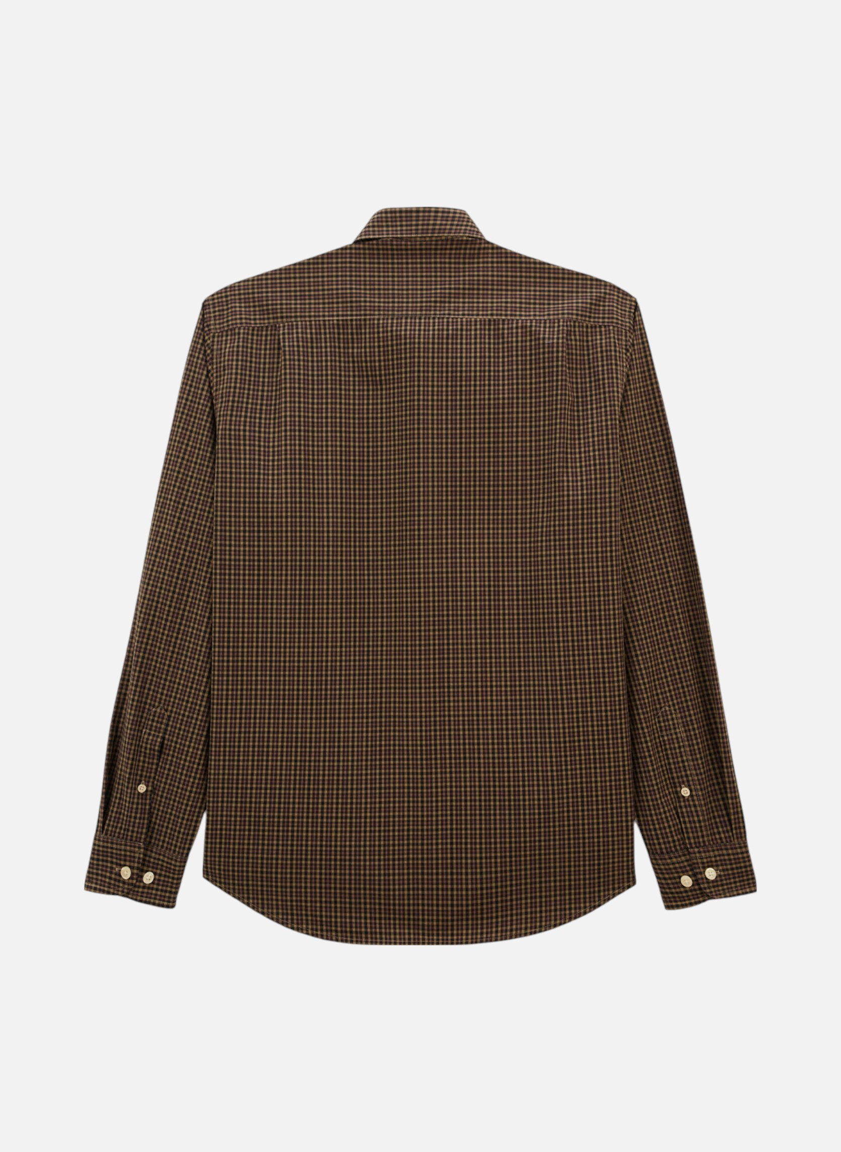 Surchemise en sergé de coton - Bordeaux - Homme - CH