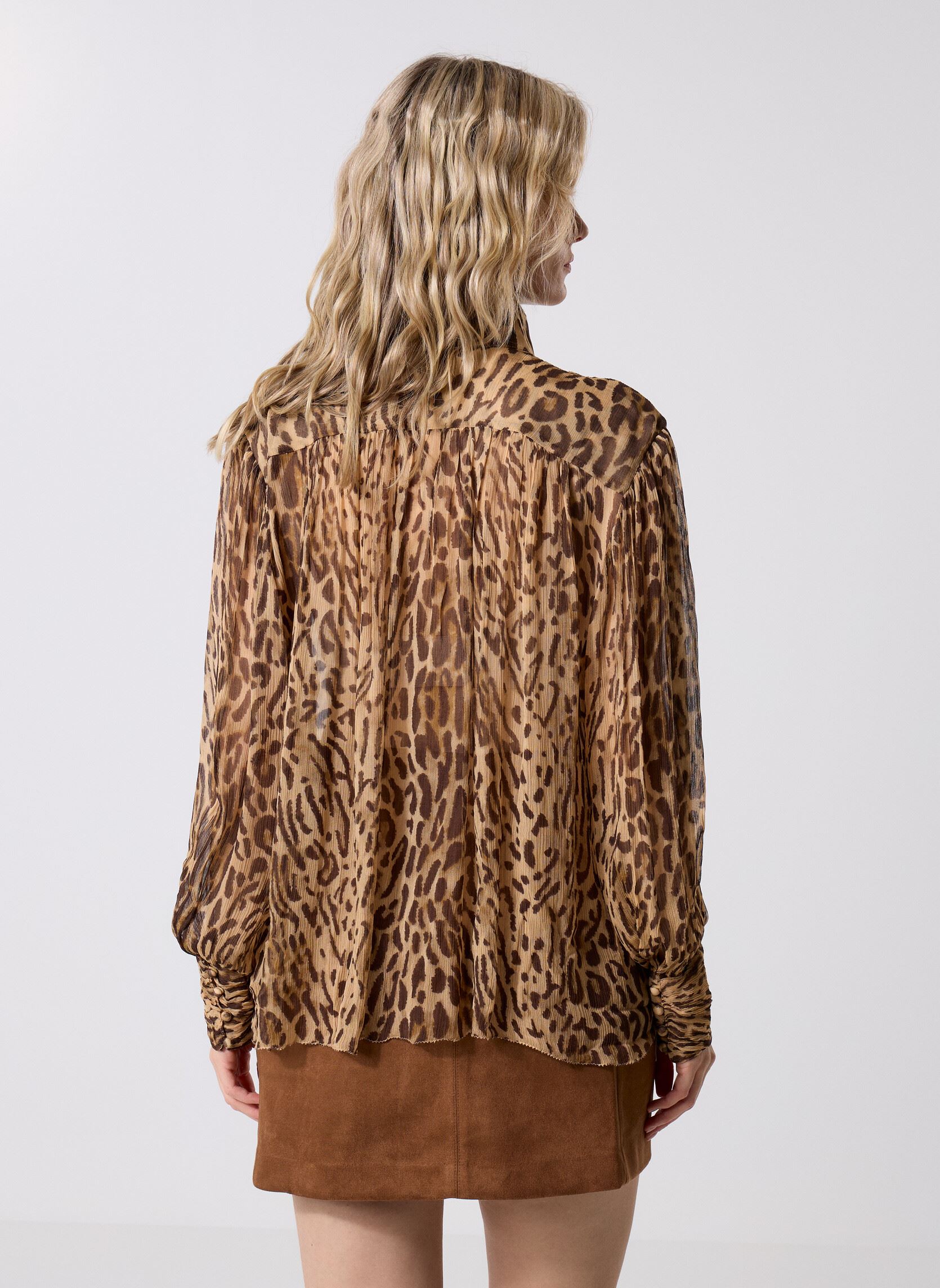 Blouses met lange mouwen Lux dames bruin Suncoo Blouses met lange mouwen Lux dames bruin Beige