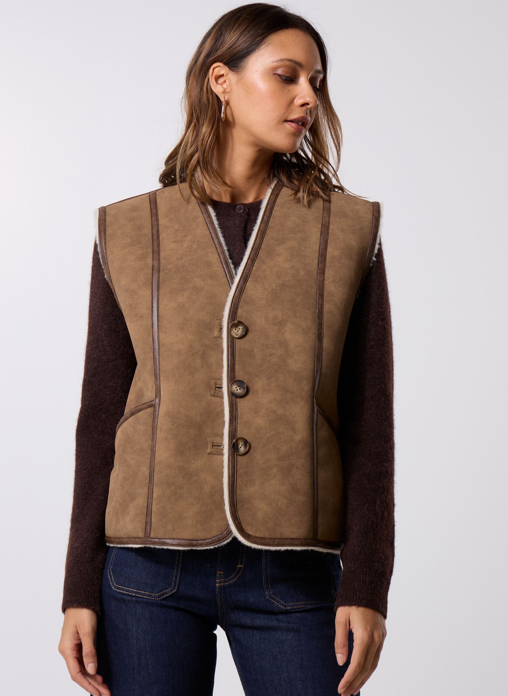 Bodywarmer Dan dames bruin Suncoo Bodywarmer Dan dames bruin Taupe