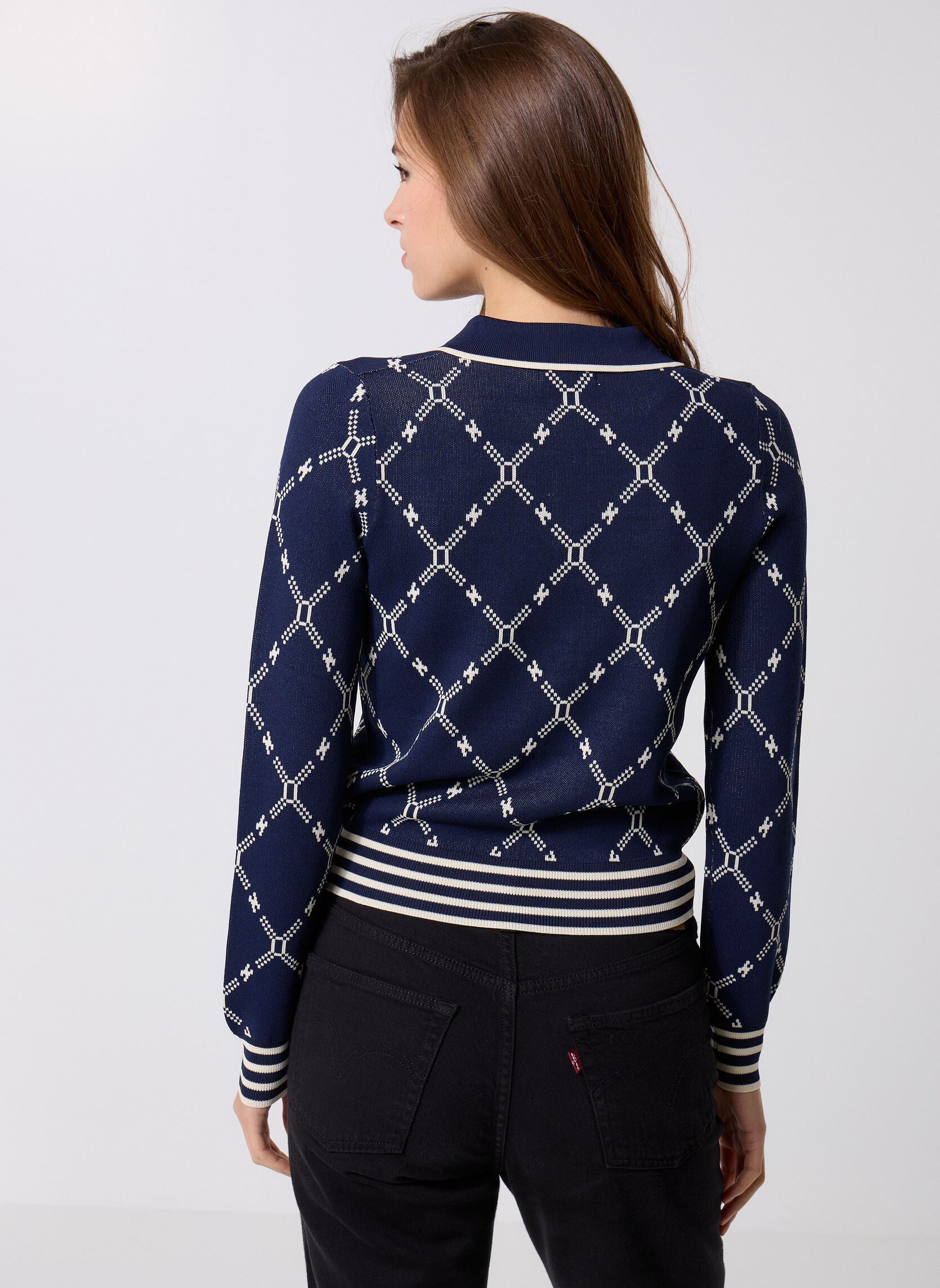 Pullover Palmaros damen blau Suncoo Pullover Palmaros damen blau Bleu nuit