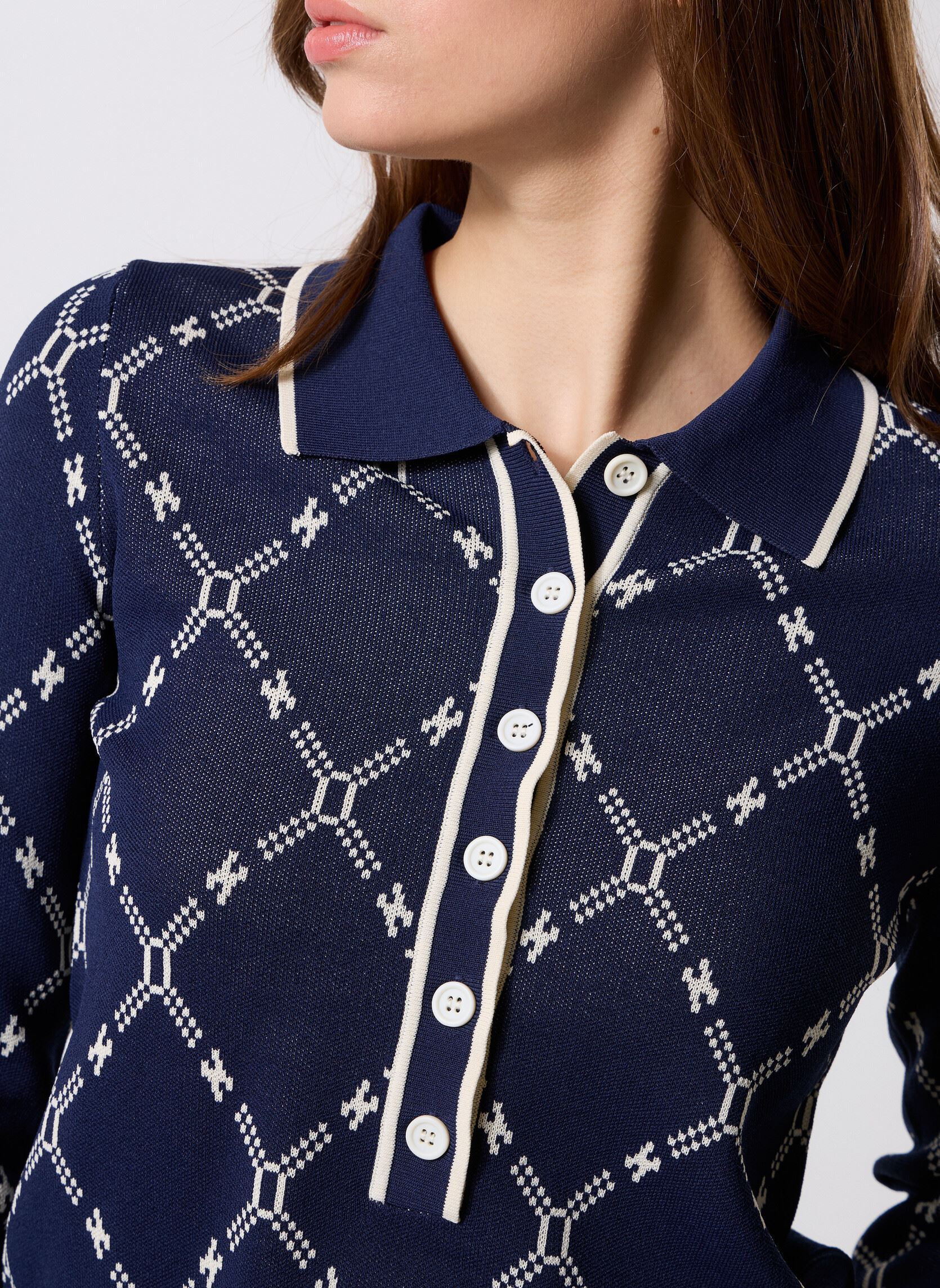 Pullover Palmaros damen blau Suncoo Pullover Palmaros damen blau Bleu nuit