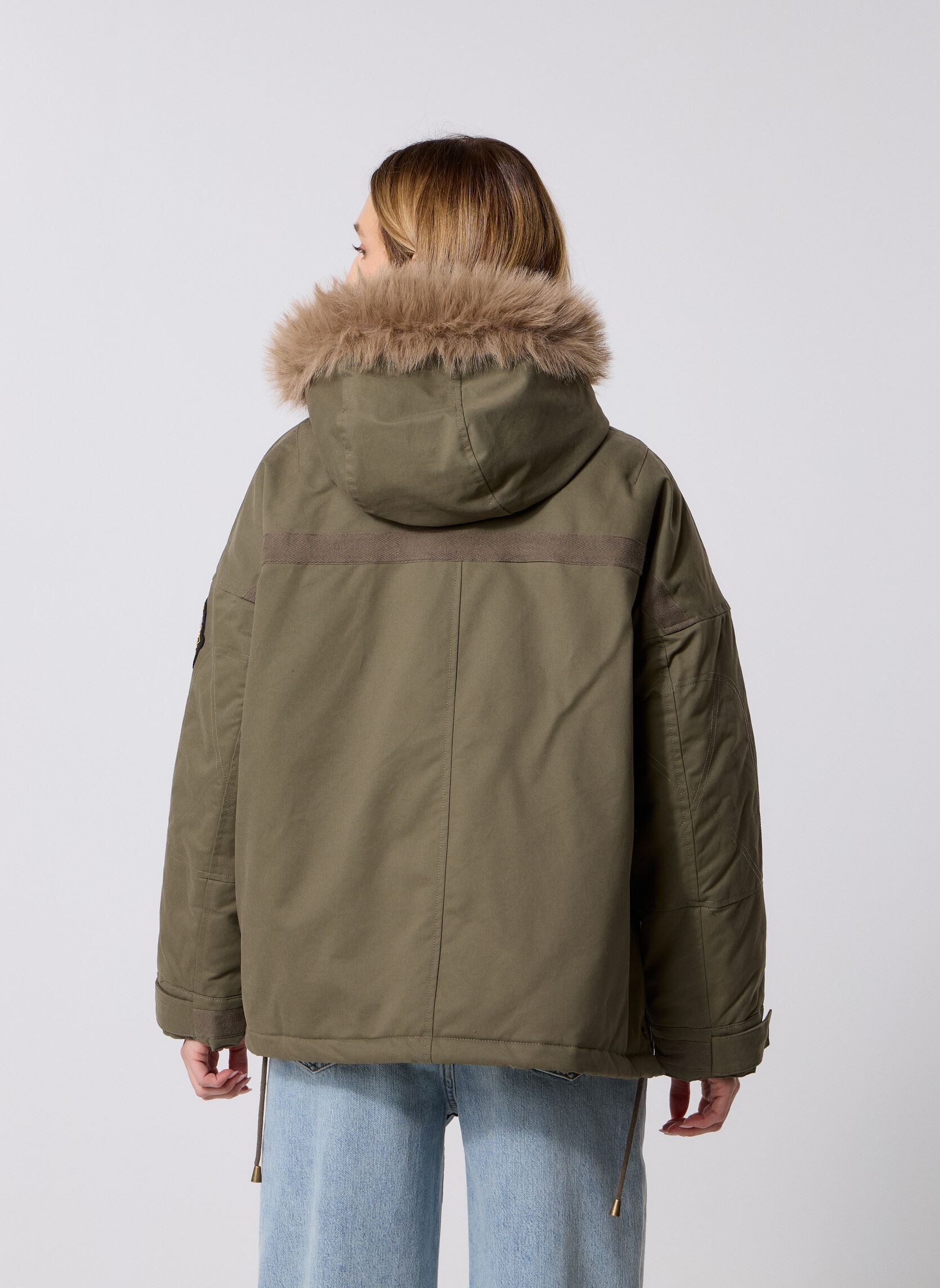 Parkas 31576 Petra Parka femme vert Five Jeans Parkas 31576 Petra Parka femme vert KAKI