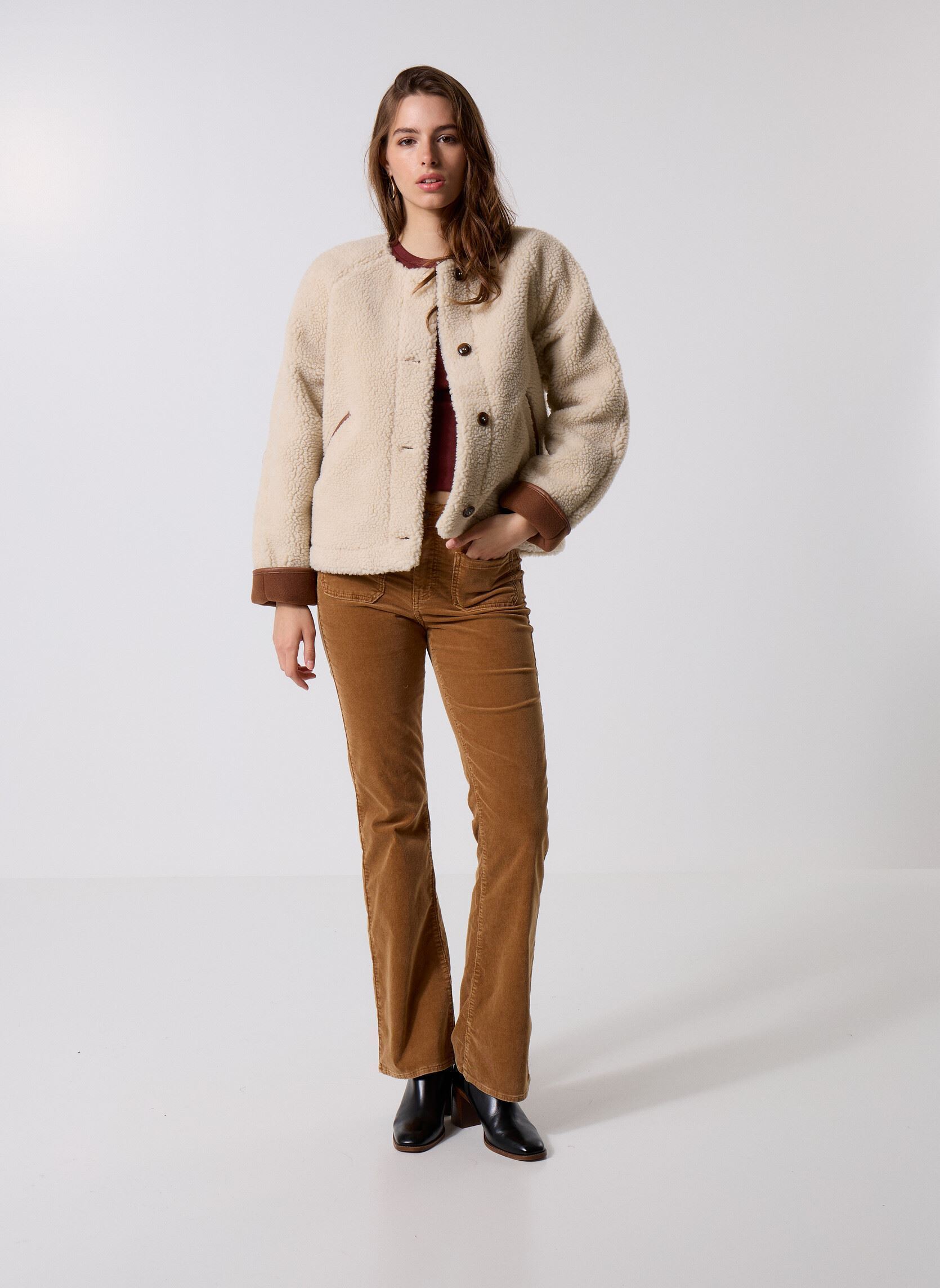 Manteaux 33833 Mattea Manteau femme beige Five Jeans Manteaux 33833 Mattea Manteau femme beige GREIGE