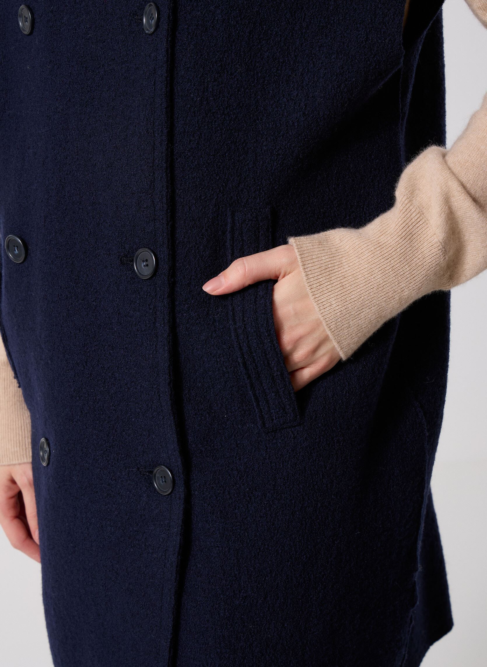 Mantels 37624 Mila Manteau dames blauw Five Jeans Mantels 37624 Mila Manteau dames blauw NAVY