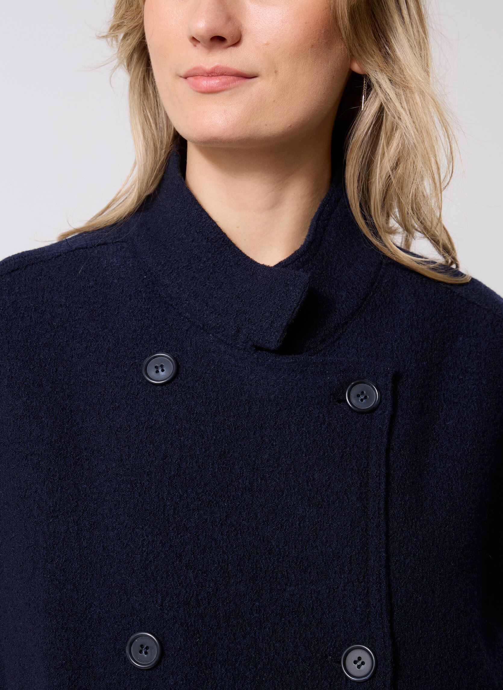 Mantels 37624 Mila Manteau dames blauw Five Jeans Mantels 37624 Mila Manteau dames blauw NAVY