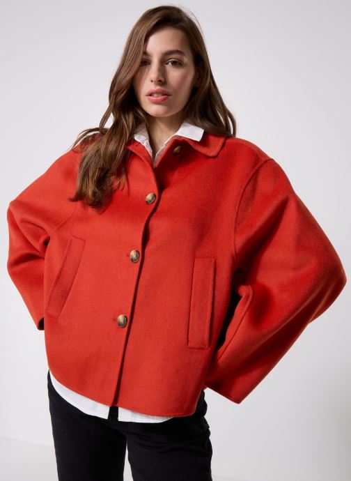 Five Jeans Manteaux 38210 Maya Manteau femme orange
