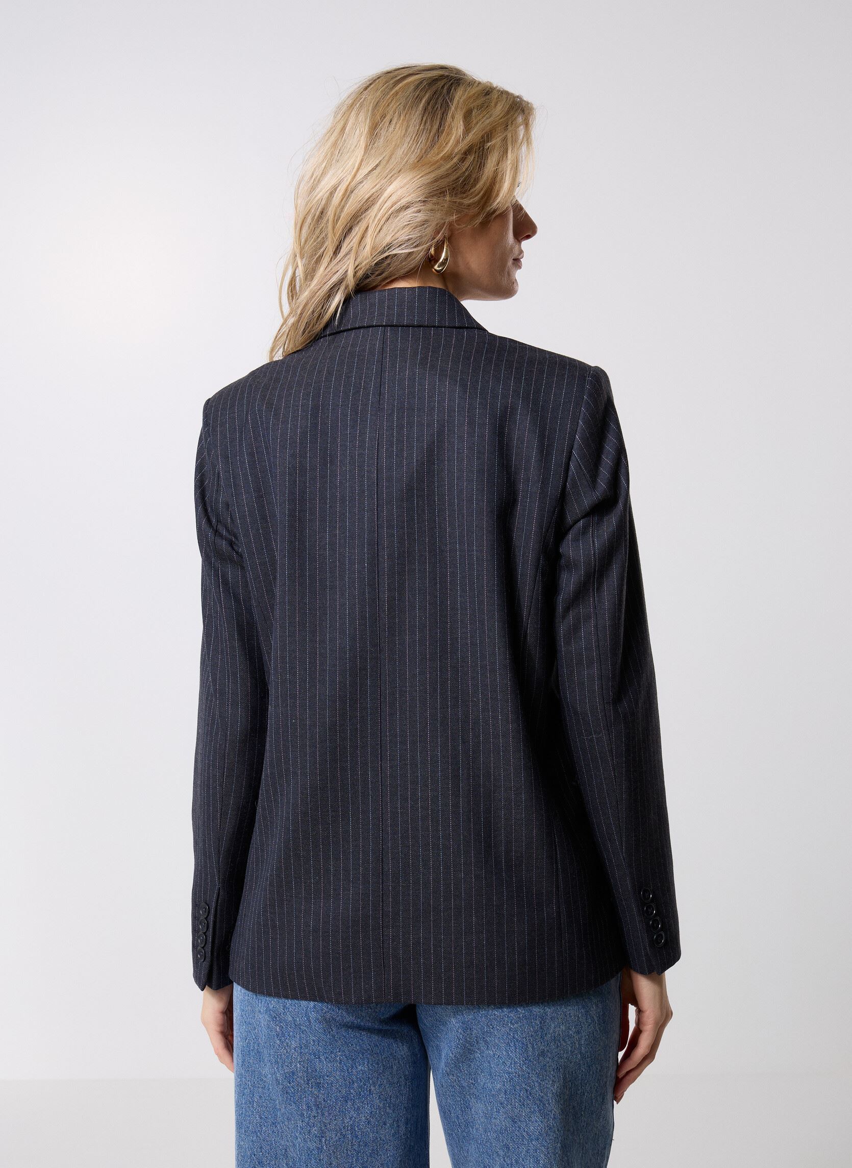 Blazer 42350 Valence Veste dames blauw Five Jeans Blazer 42350 Valence Veste dames blauw NAVY