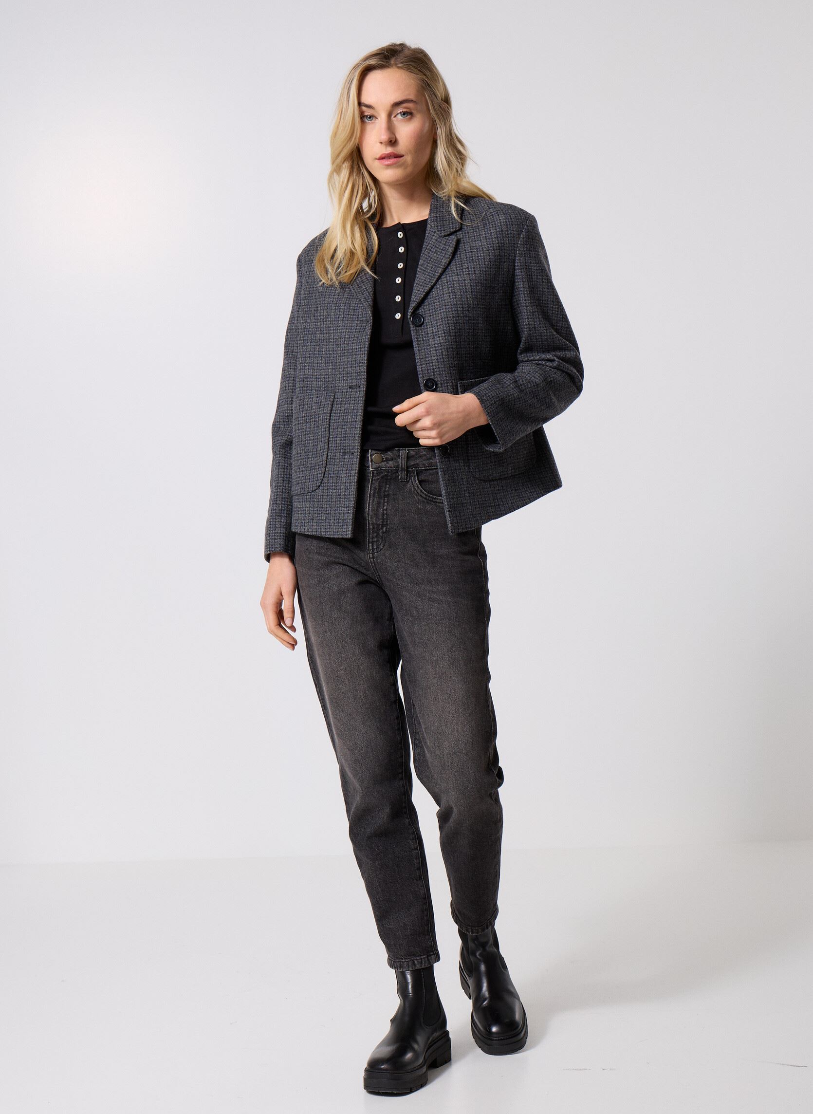 Vestes 43550 Vera Veste femme gris Five Jeans Vestes 43550 Vera Veste femme gris GREY