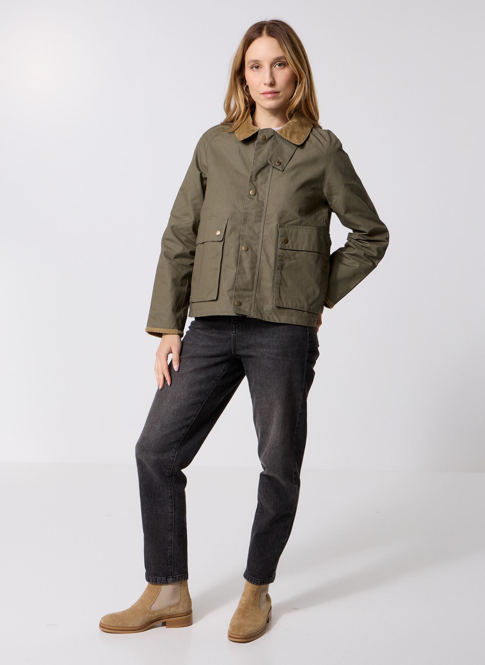 Jacken 44636 Vivi Veste damen grün Five Jeans Jacken 44636 Vivi Veste damen grün FOREST