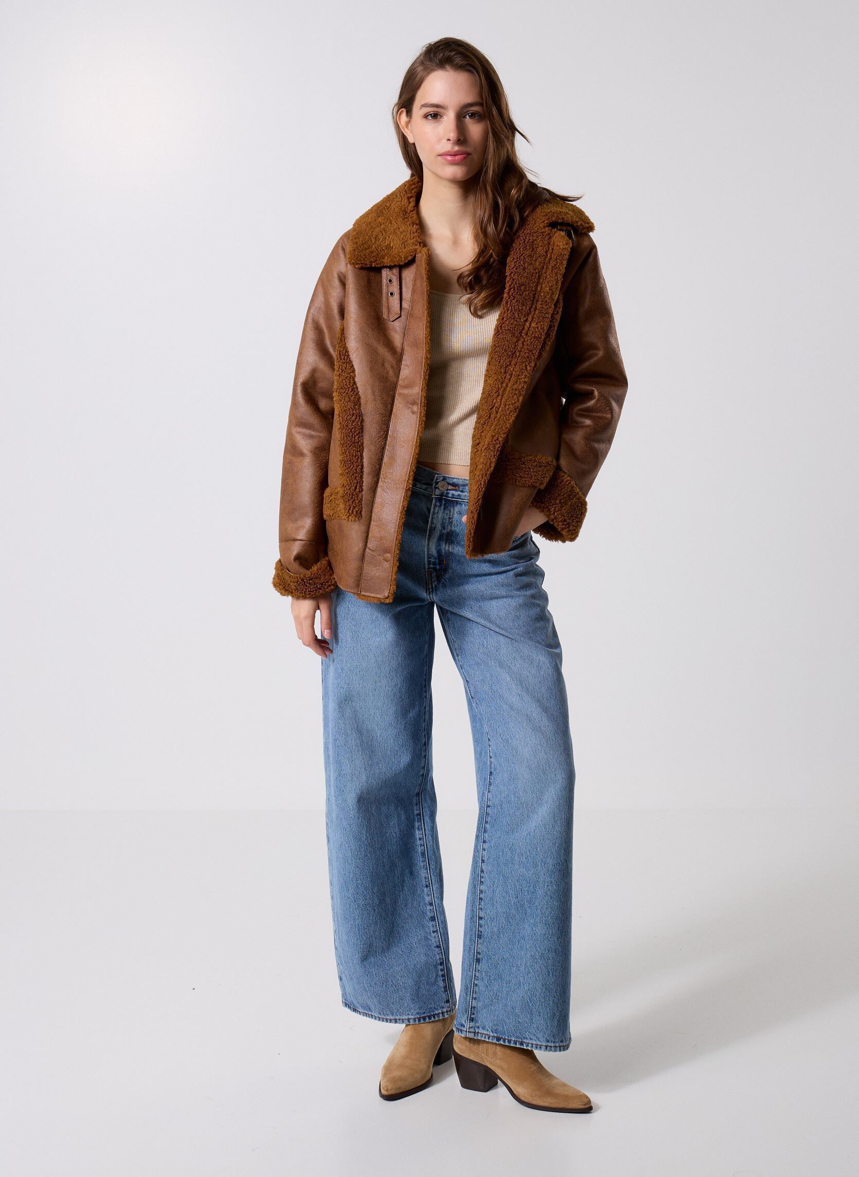 Bomberjacks 48627 Venise Veste dames bruin Five Jeans Bomberjacks 48627 Venise Veste dames bruin CHOCOLATE
