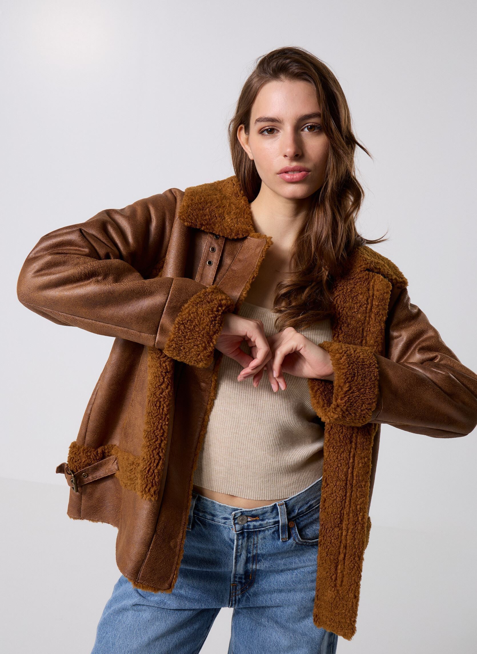 Bomberjacks 48627 Venise Veste dames bruin Five Jeans Bomberjacks 48627 Venise Veste dames bruin CHOCOLATE