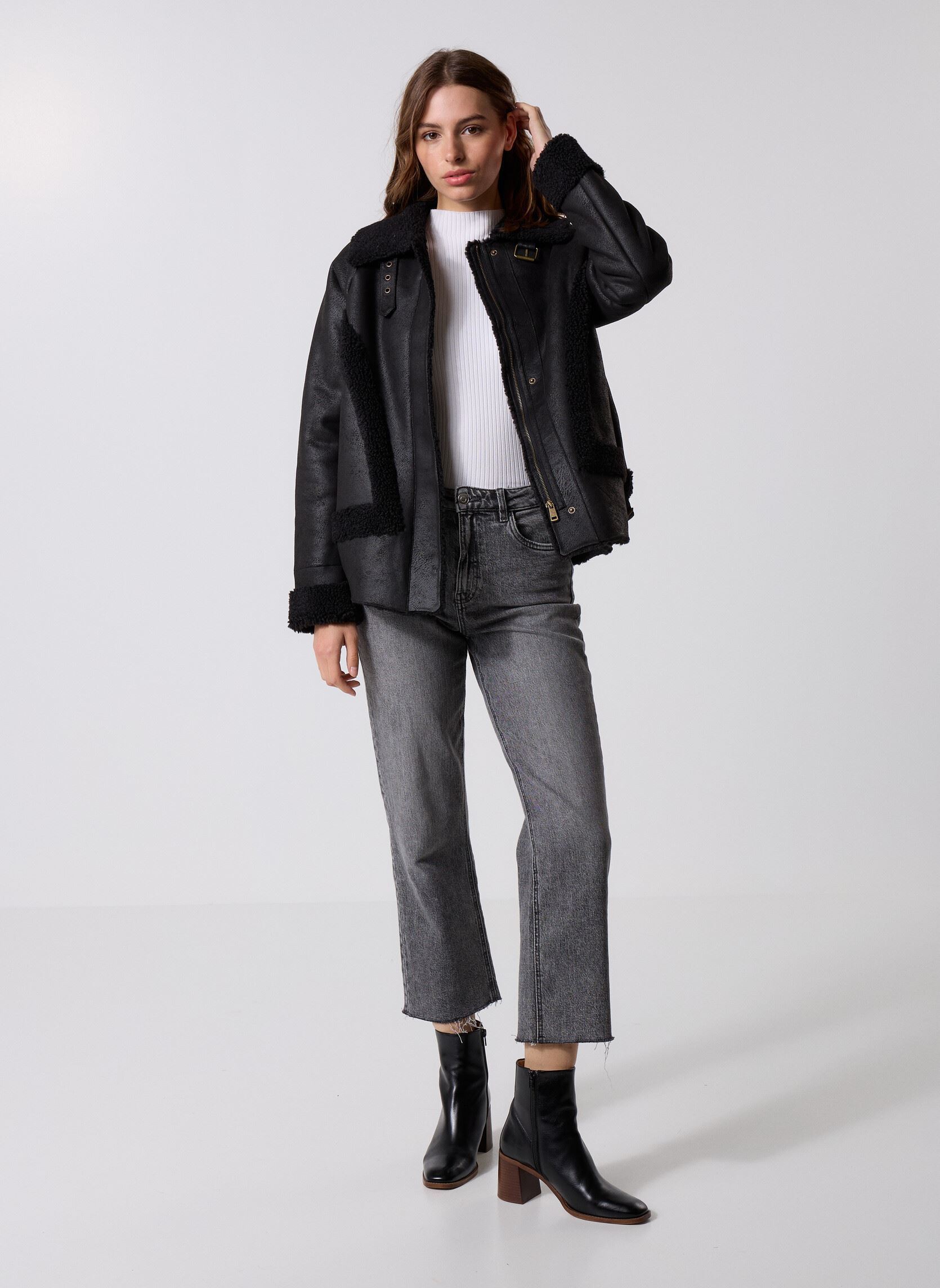 Blousons 48627 Venise Veste femme noir Five Jeans Blousons 48627 Venise Veste femme noir NIGHT