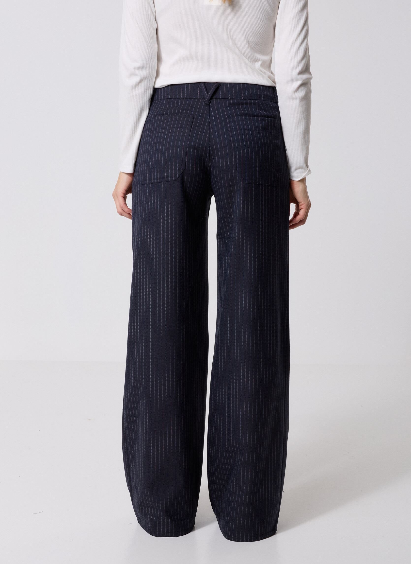 Rechte broeken 53350 Lucie Pantalon dames blauw Five Jeans Rechte broeken 53350 Lucie Pantalon dames blauw NAVY