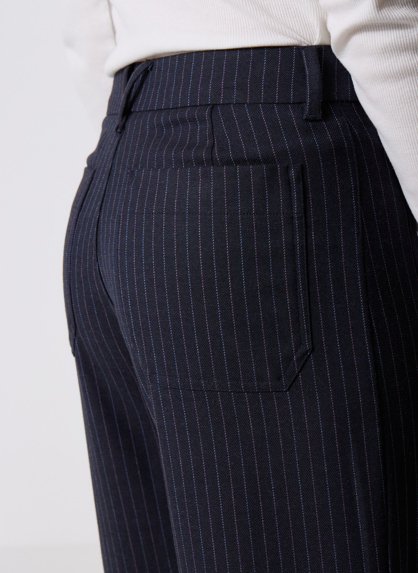 Rechte broeken 53350 Lucie Pantalon dames blauw Five Jeans Rechte broeken 53350 Lucie Pantalon dames blauw NAVY