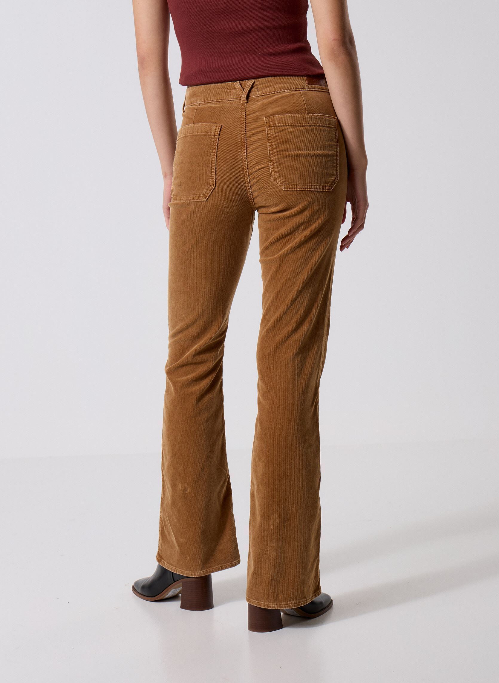 Rechte broeken 58456 Luna Pantalon dames bruin Five Jeans Rechte broeken 58456 Luna Pantalon dames bruin PECAN