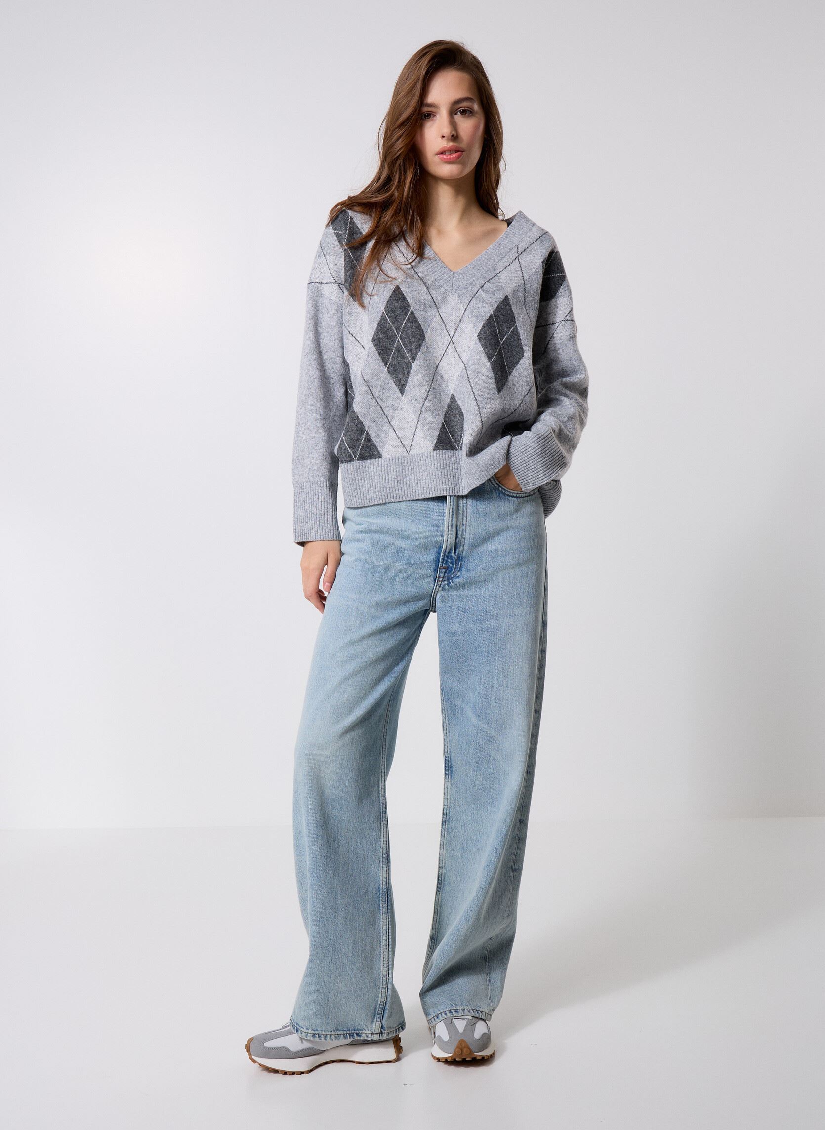 Pulls Pw2509 Pull femme gris Five Jeans Pulls Pw2509 Pull femme gris GREY