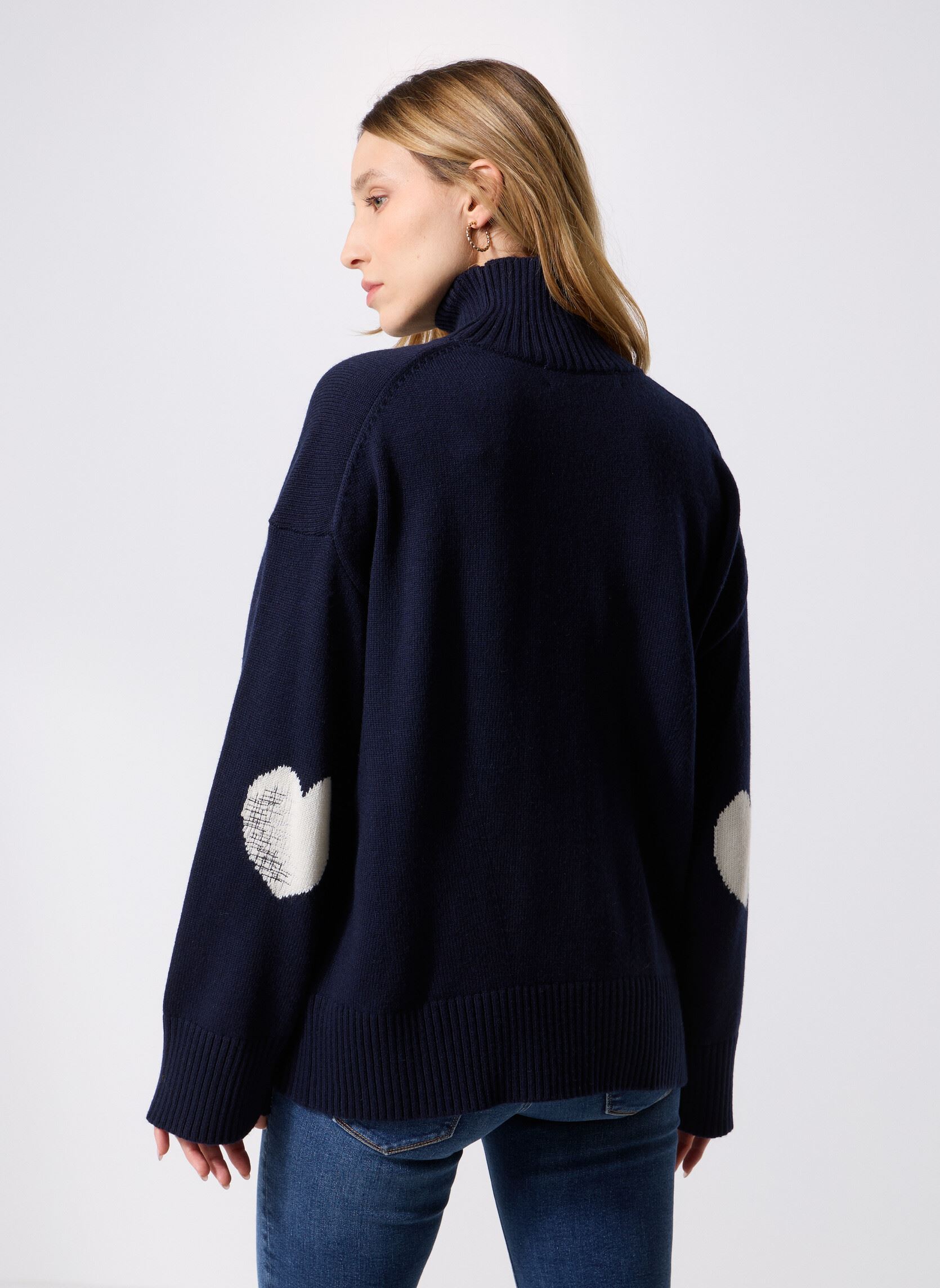 Truien Pw2554 Pull dames blauw Five Jeans Truien Pw2554 Pull dames blauw NAVY