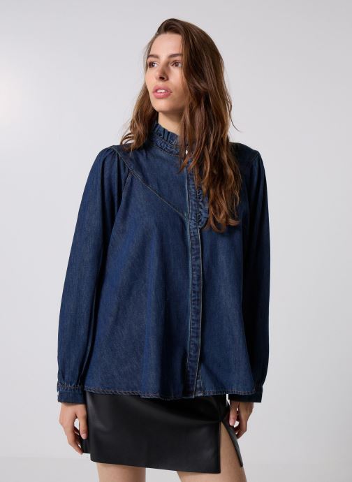 Suncoo Blouses met lange mouwen Lively dames blauw