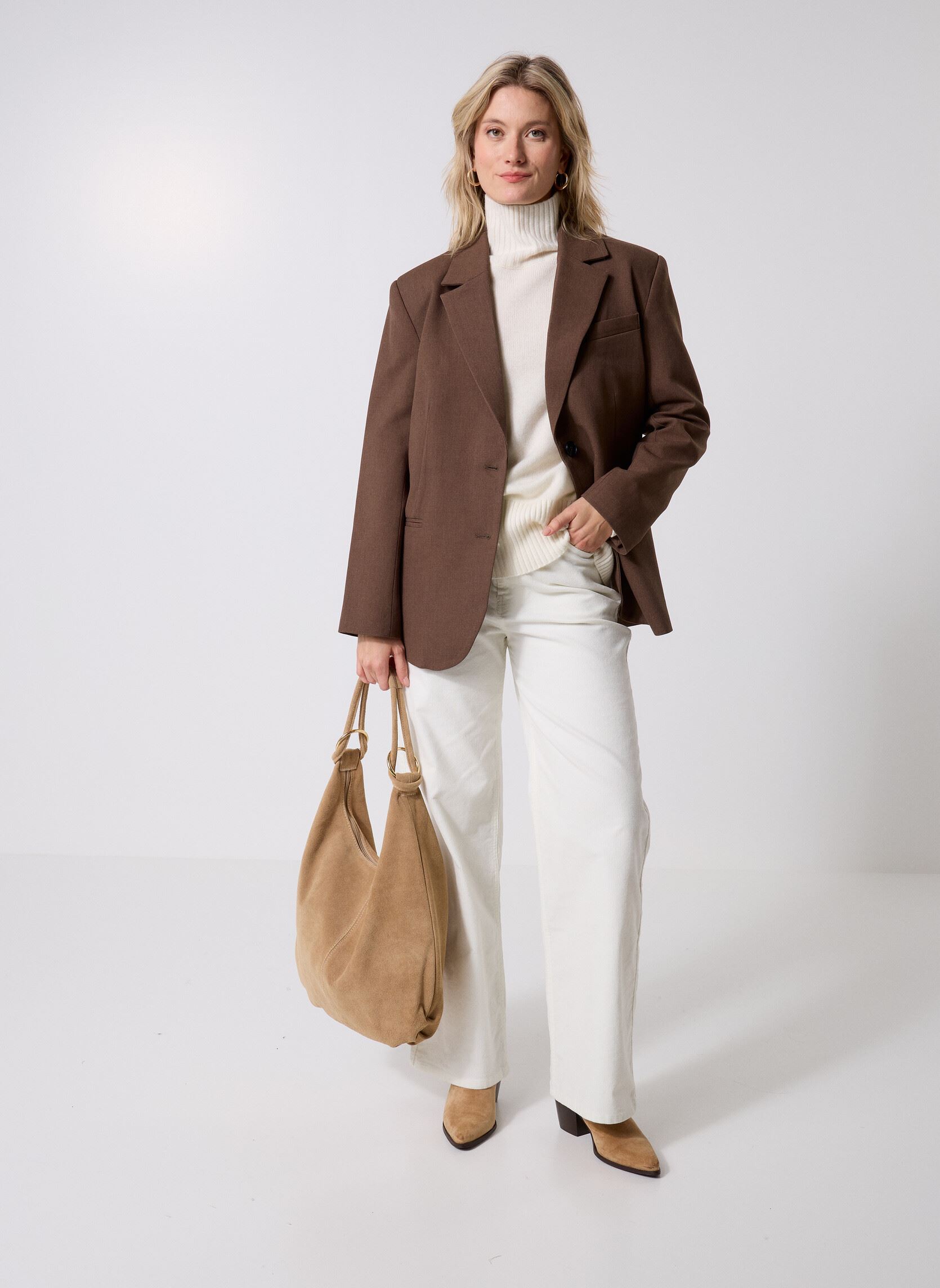 Blazer Dwen dames bruin Suncoo Blazer Dwen dames bruin Taupe