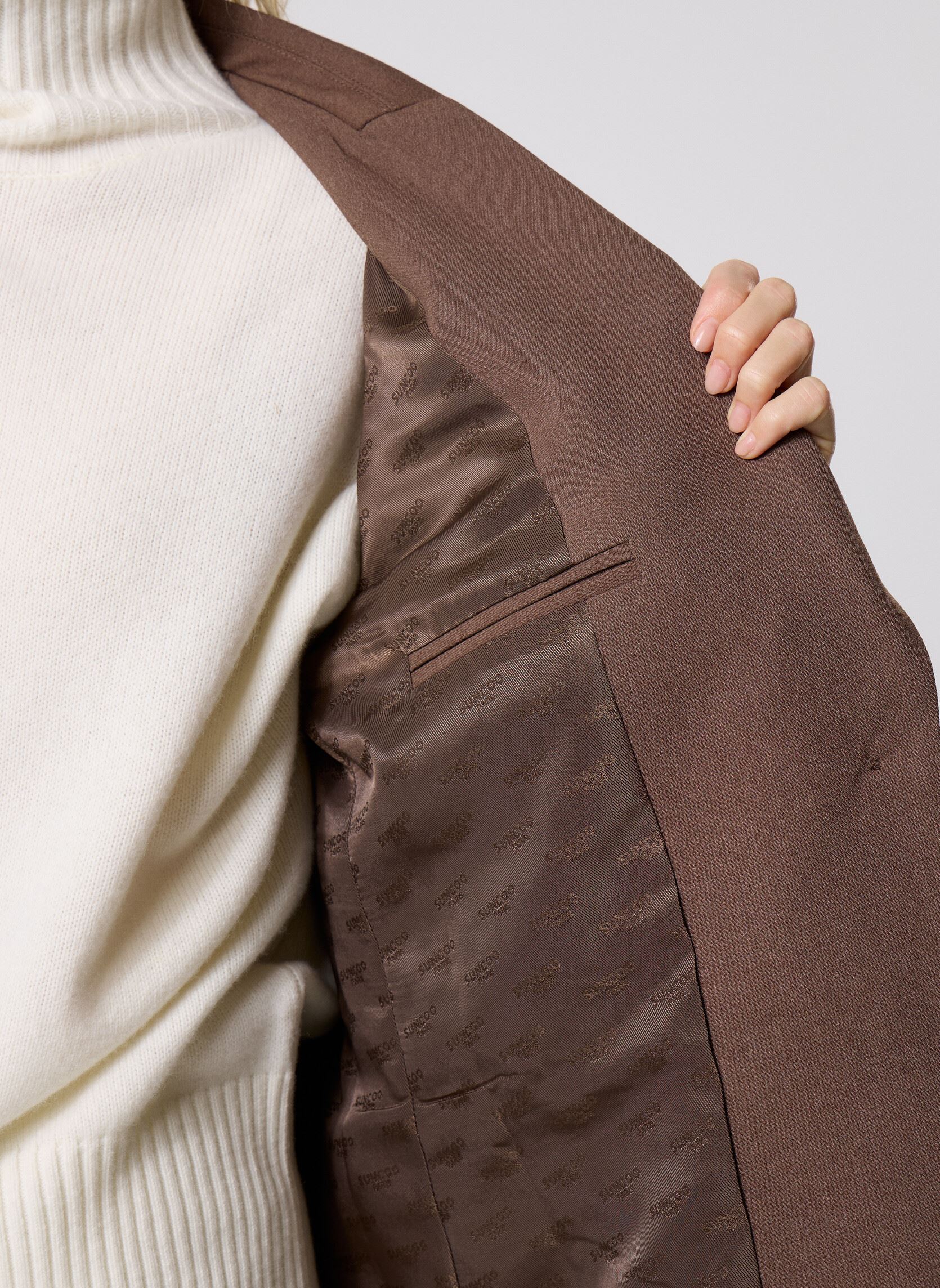 Blazer Dwen dames bruin Suncoo Blazer Dwen dames bruin Taupe