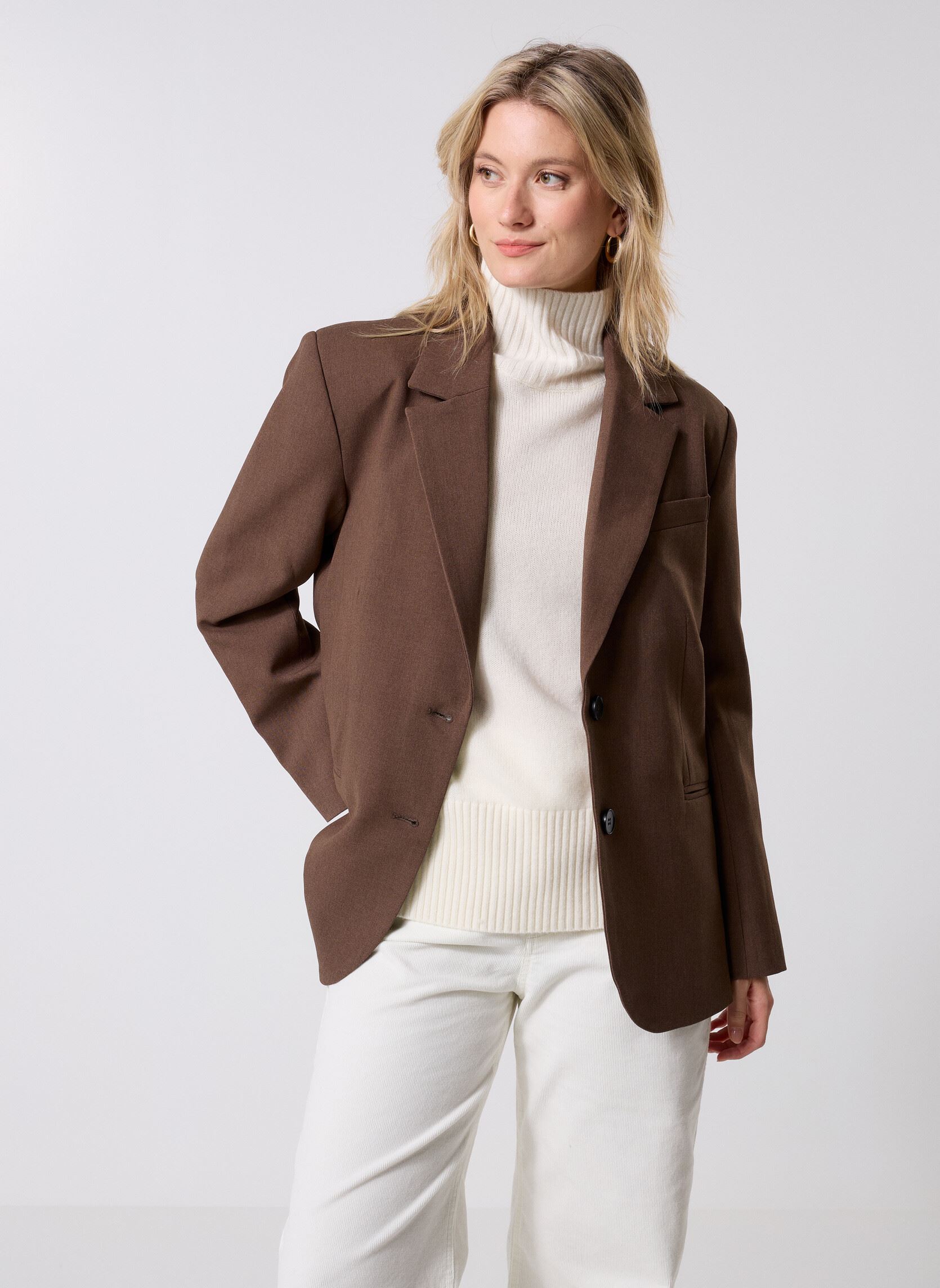 Blazer Dwen dames bruin Suncoo Blazer Dwen dames bruin Taupe