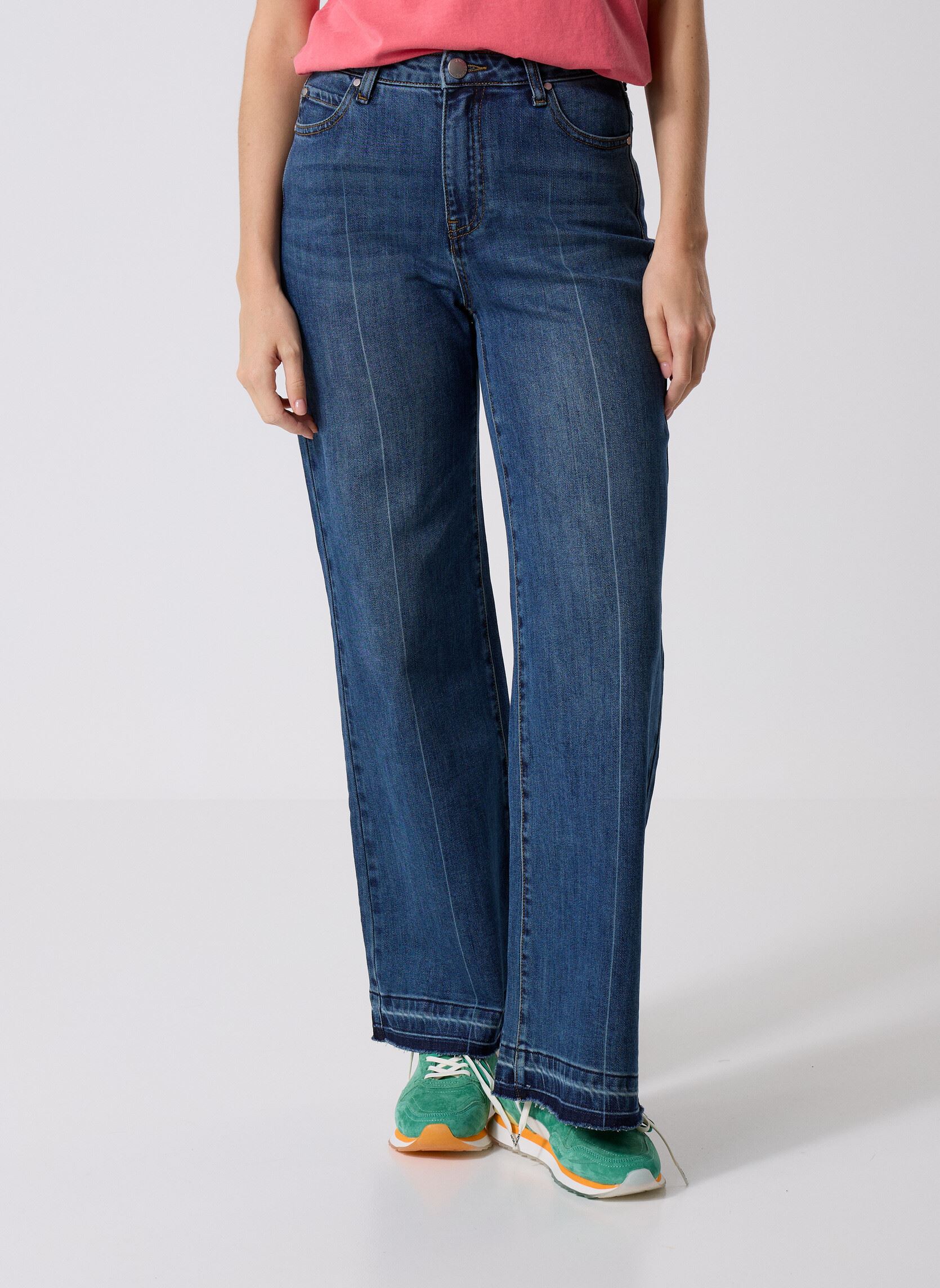 Rechte jeans / Straight Leg Jeans Robb dames blauw Suncoo Rechte jeans / Straight Leg Jeans Robb dames blauw Bleu Jeans