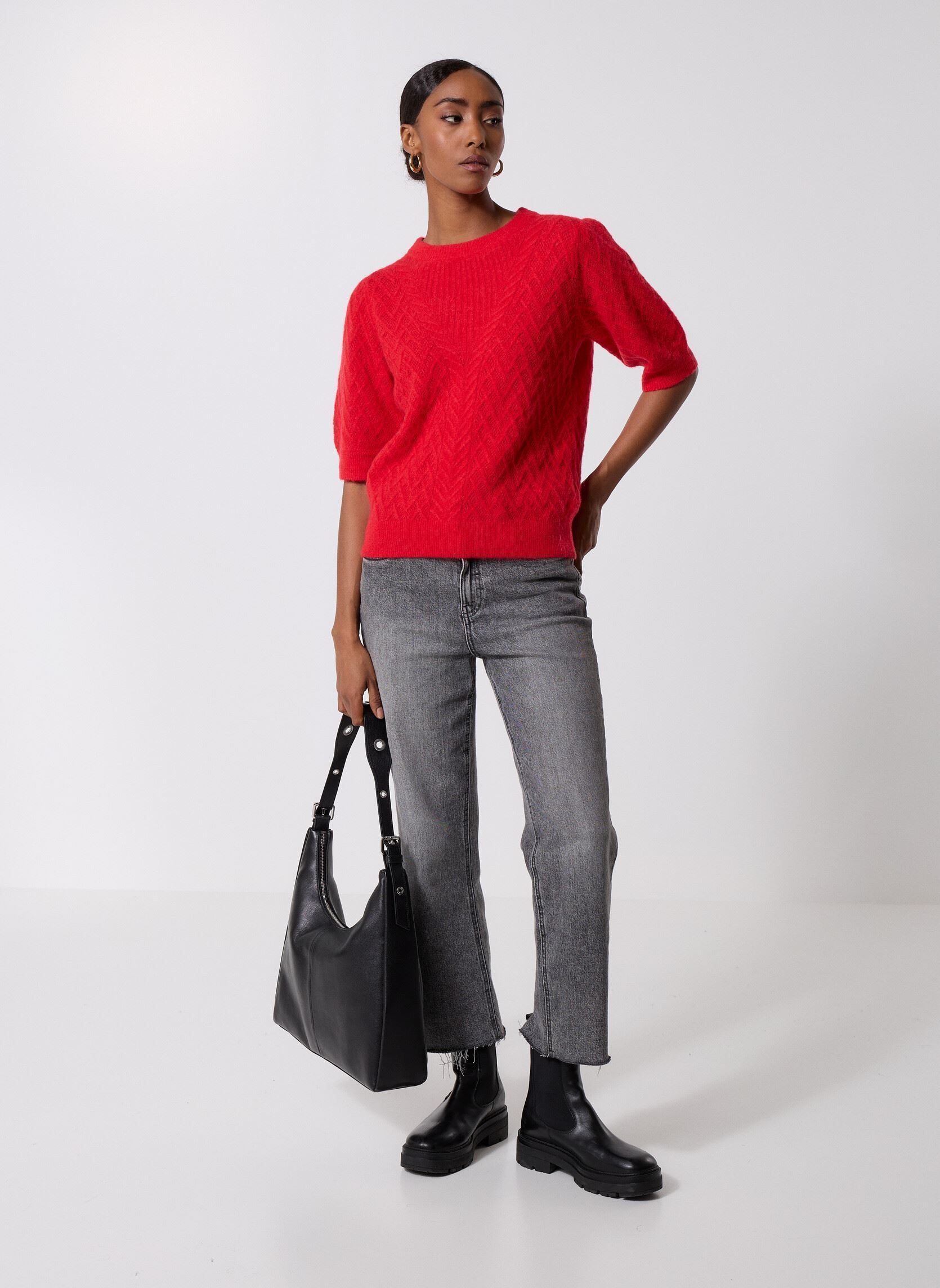 Truien Pensee dames rood Suncoo Truien Pensee dames rood Geranium