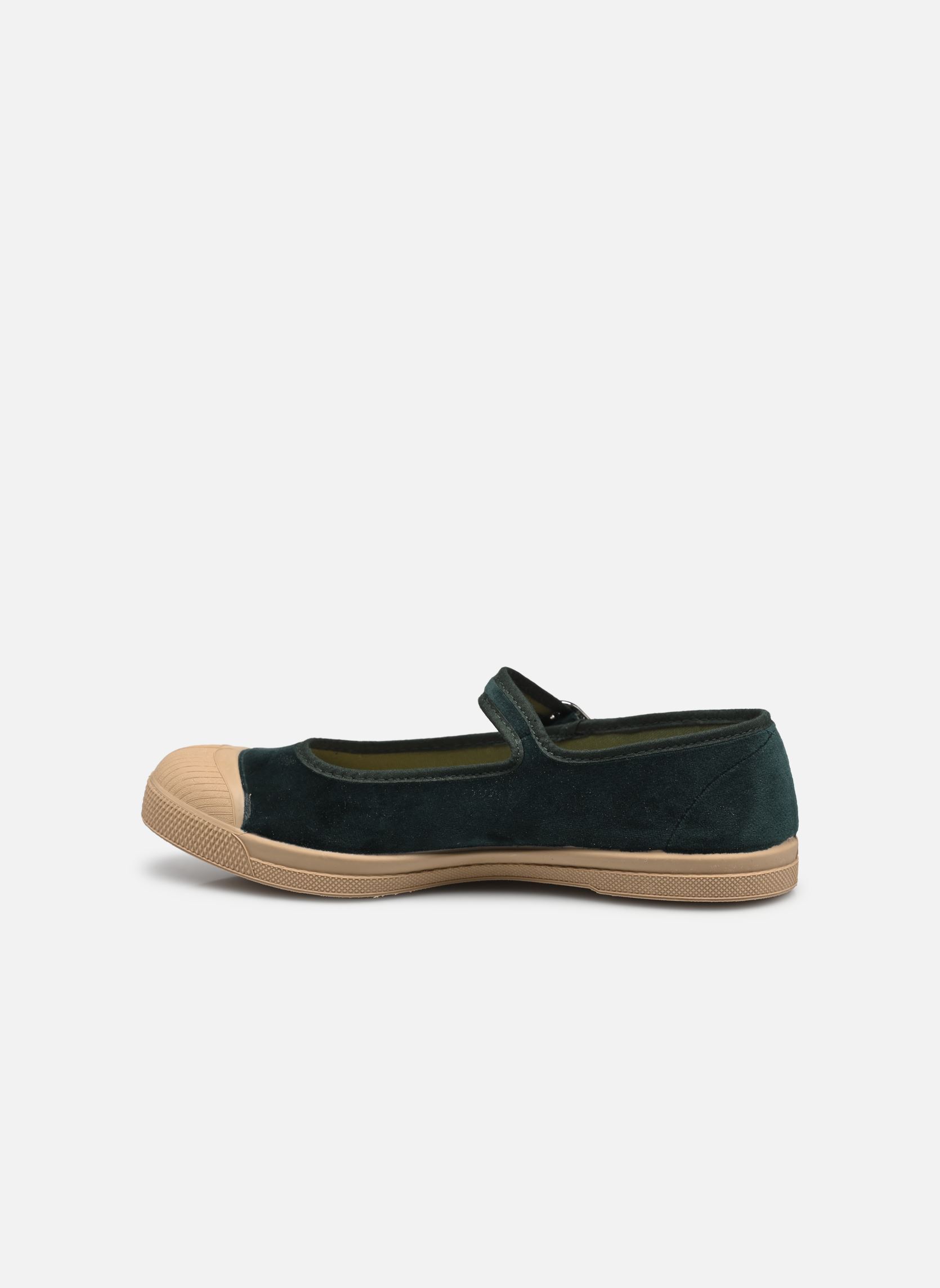 Baskets toile Babies Femme Velours femme vert Bensimon Baskets toile Babies Femme Velours femme vert SAPIN