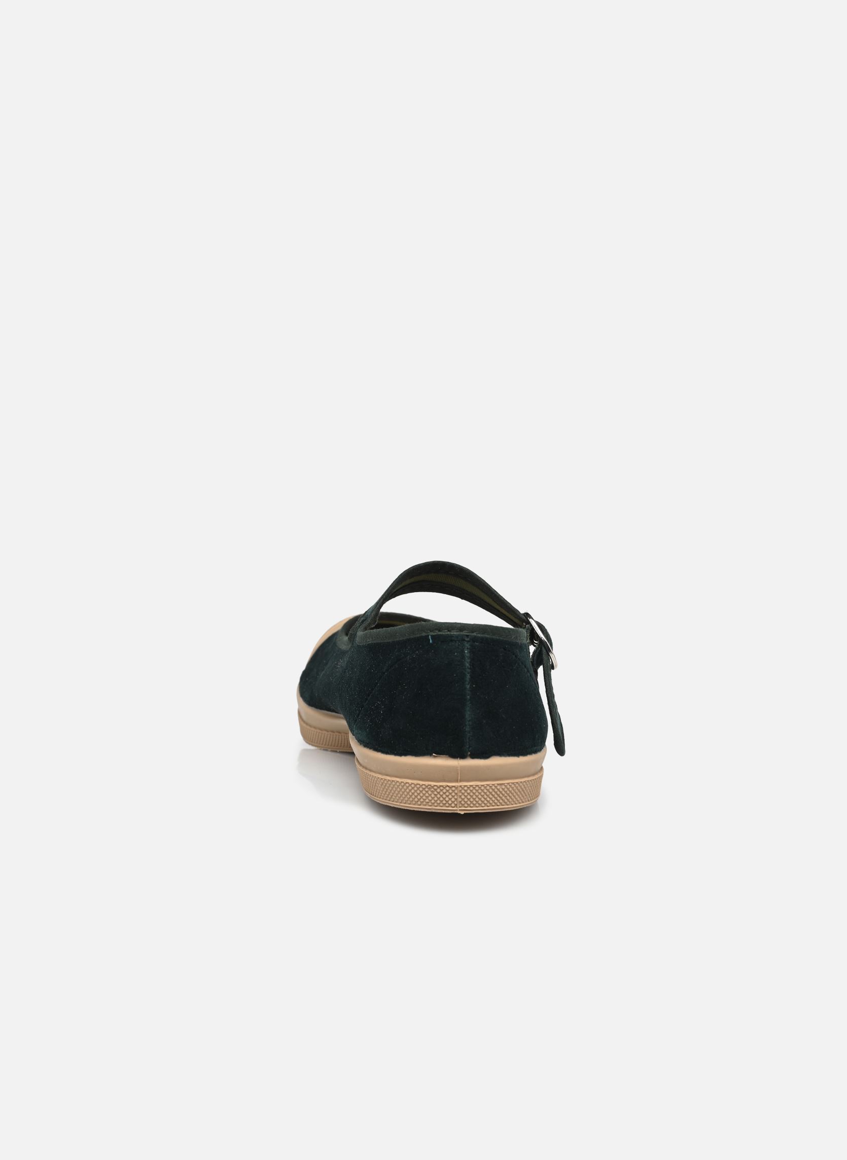 Baskets toile Babies Femme Velours femme vert Bensimon Baskets toile Babies Femme Velours femme vert SAPIN